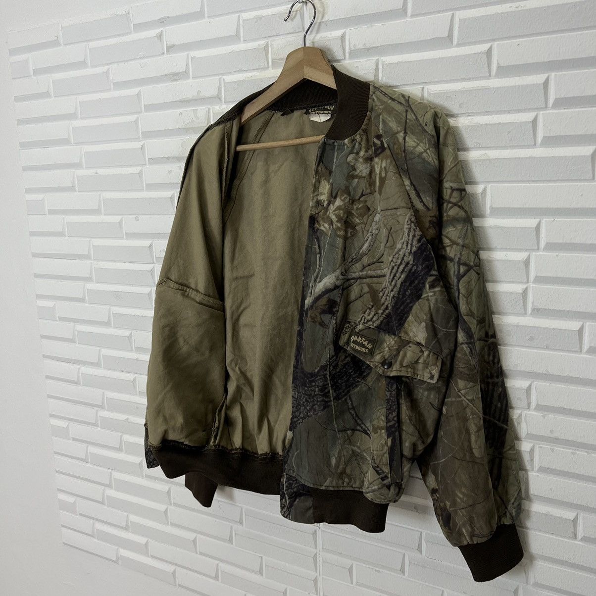 Other VINTAGE SPARTAN OUTDOOR CAMO DESIGN BOMBER JACKET MIKITARY Size US M / EU 48-50 / 2 - 15 Thumbnail