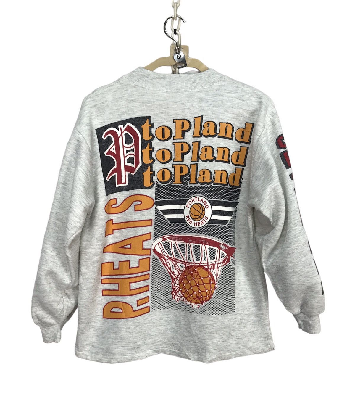Japanese Brand × Vintage Vintage Portland red heats printed sweatshirt by apfeltown Size US S / EU 44-46 / 1 - 3 Thumbnail
