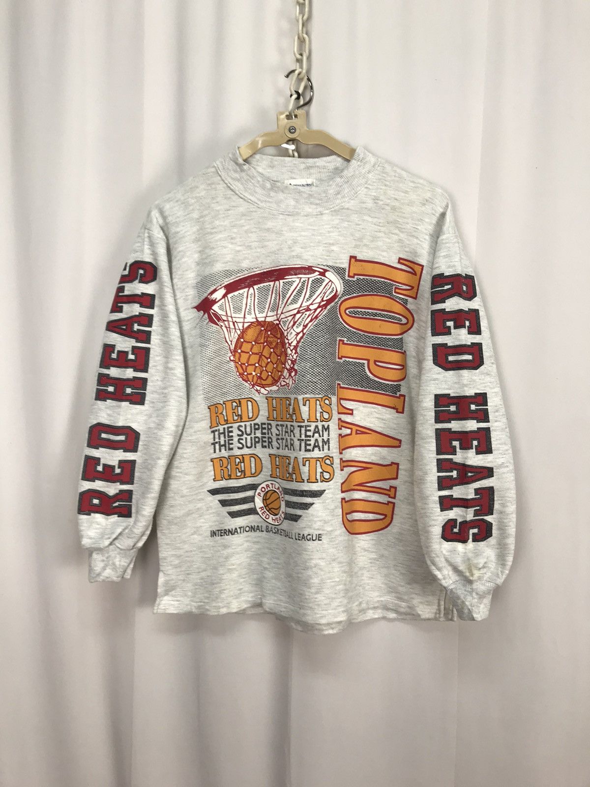 Japanese Brand × Vintage Vintage Portland red heats printed sweatshirt by apfeltown Size US S / EU 44-46 / 1 - 7 Thumbnail