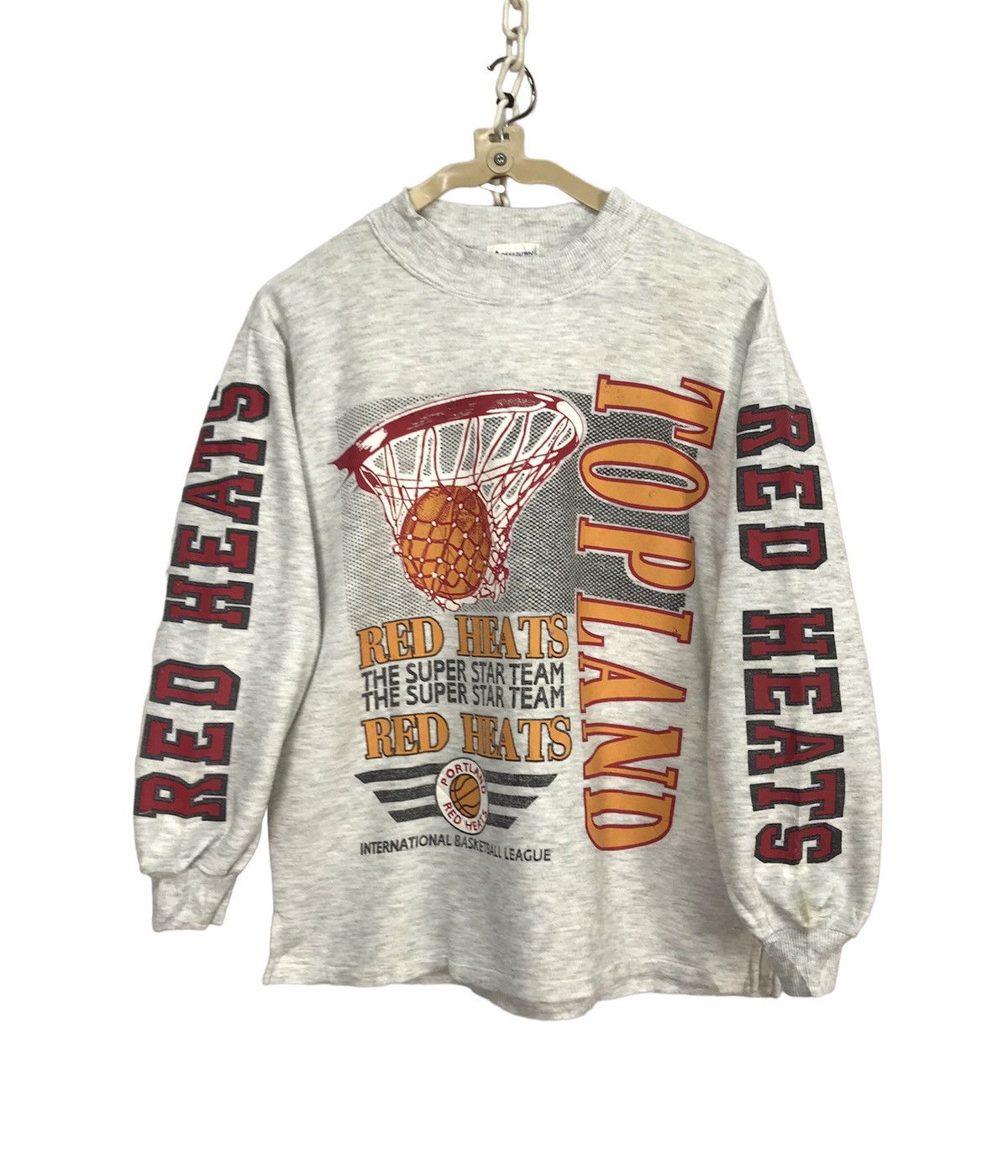 Japanese Brand × Vintage Vintage Portland red heats printed sweatshirt by apfeltown Size US S / EU 44-46 / 1 - 1 Thumbnail