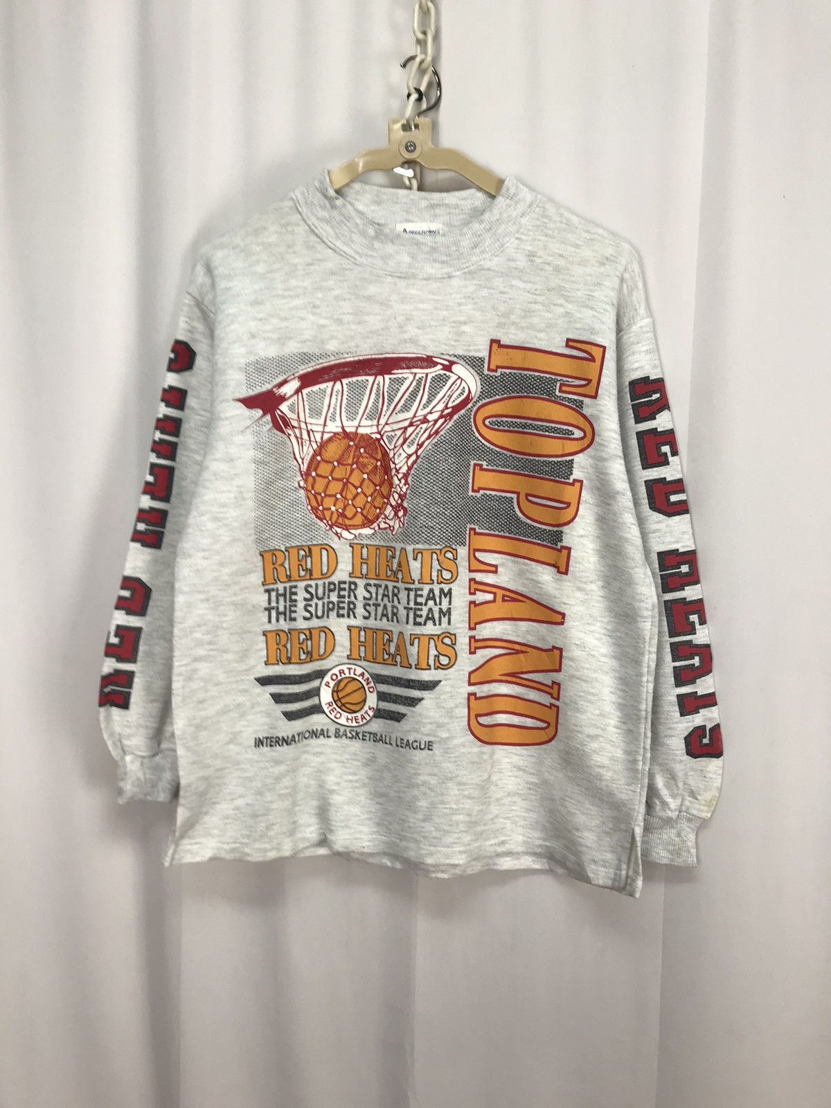 Japanese Brand × Vintage Vintage Portland red heats printed sweatshirt by apfeltown Size US S / EU 44-46 / 1 - 8 Thumbnail