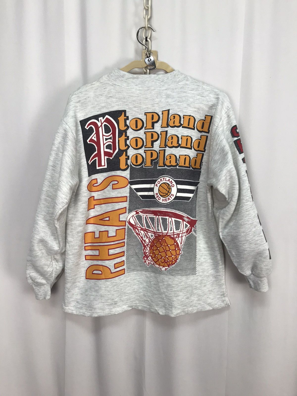 Japanese Brand × Vintage Vintage Portland red heats printed sweatshirt by apfeltown Size US S / EU 44-46 / 1 - 9 Thumbnail