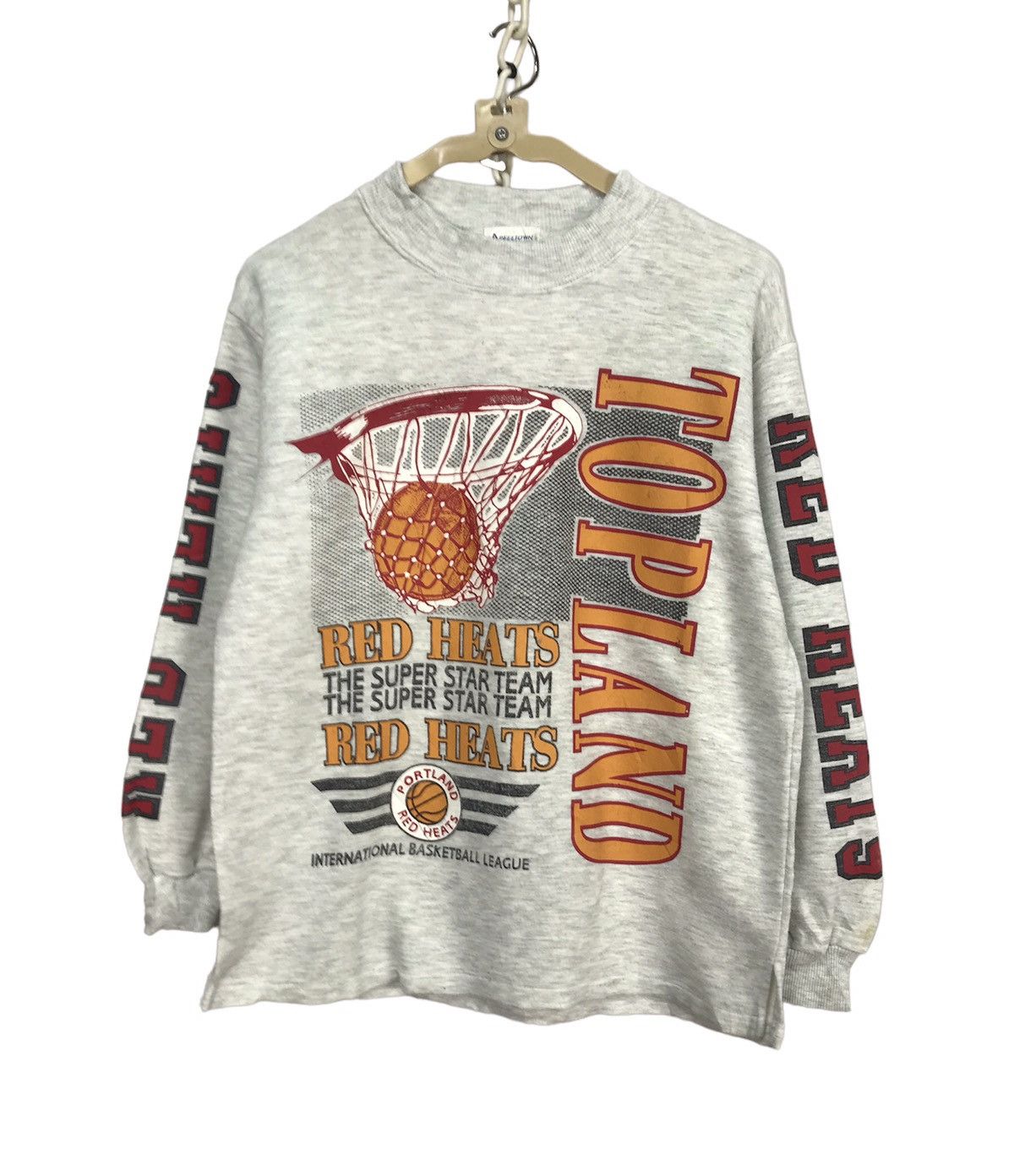 Japanese Brand × Vintage Vintage Portland red heats printed sweatshirt by apfeltown Size US S / EU 44-46 / 1 - 2 Thumbnail