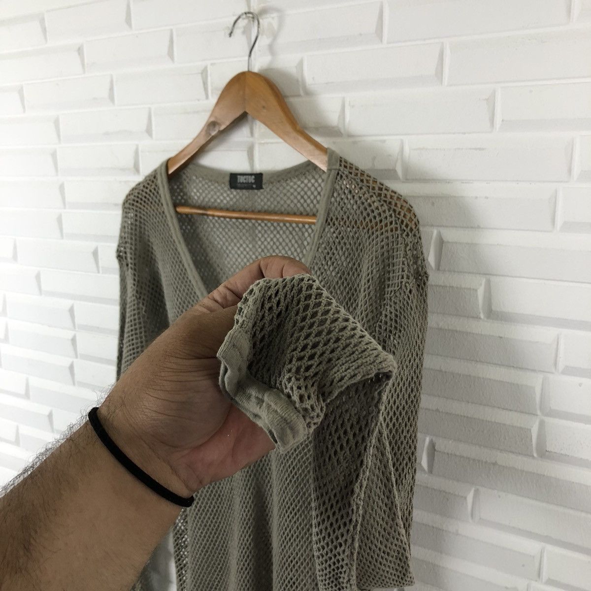 Japanese Brand NET TANK TOP SLEEVELESS TOCTOC MILITARY COLLECTION Size US M / EU 48-50 / 2 - 4 Thumbnail