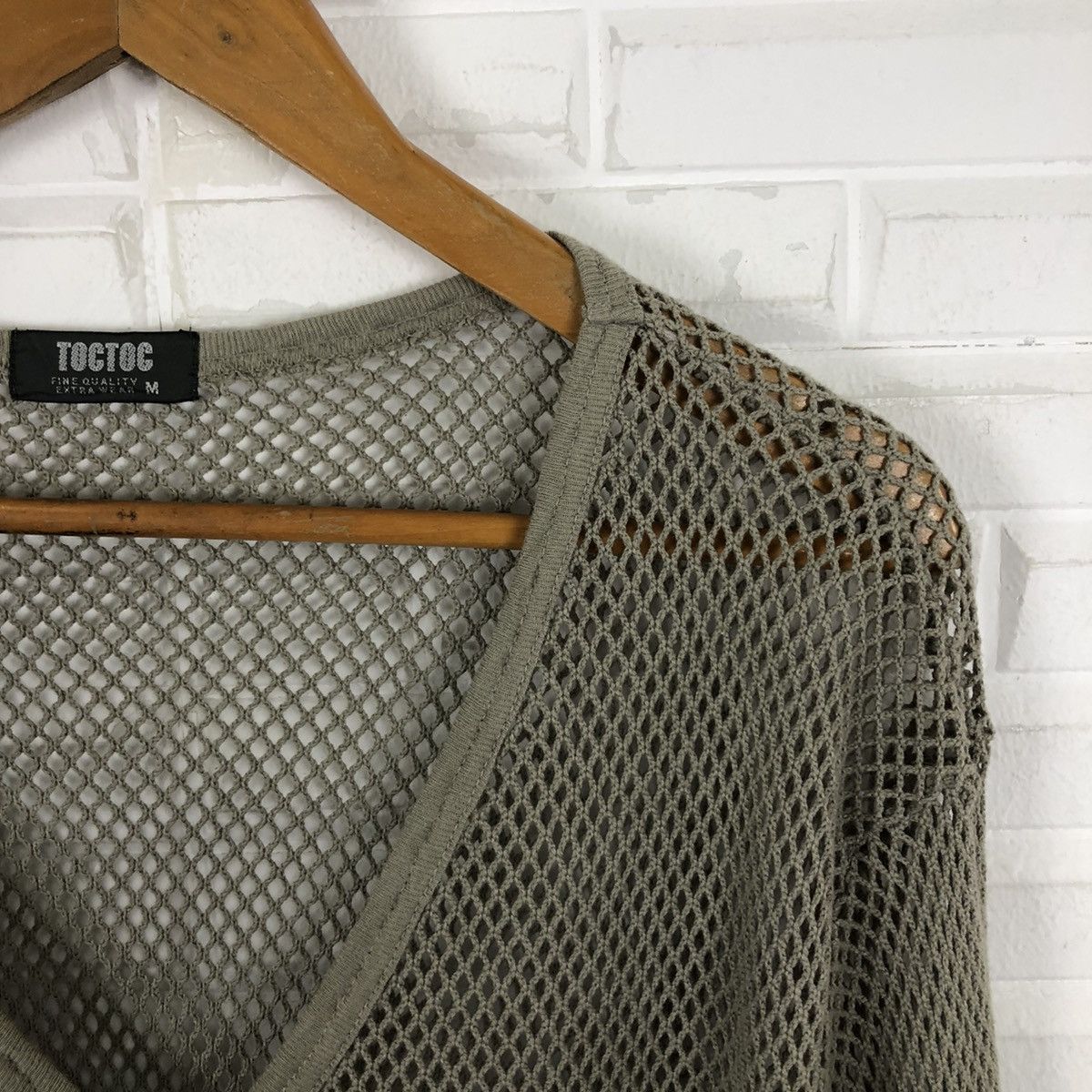 Japanese Brand NET TANK TOP SLEEVELESS TOCTOC MILITARY COLLECTION Size US M / EU 48-50 / 2 - 5 Thumbnail