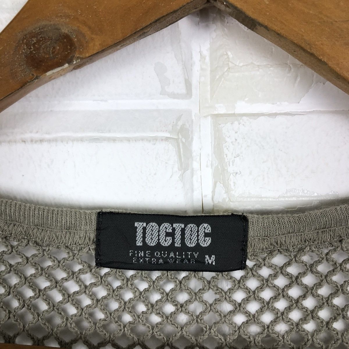 Japanese Brand NET TANK TOP SLEEVELESS TOCTOC MILITARY COLLECTION Size US M / EU 48-50 / 2 - 8 Thumbnail