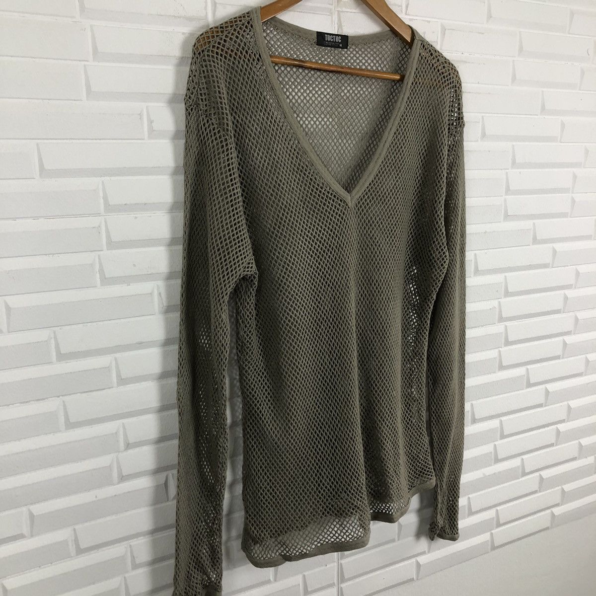 Japanese Brand NET TANK TOP SLEEVELESS TOCTOC MILITARY COLLECTION Size US M / EU 48-50 / 2 - 3 Thumbnail