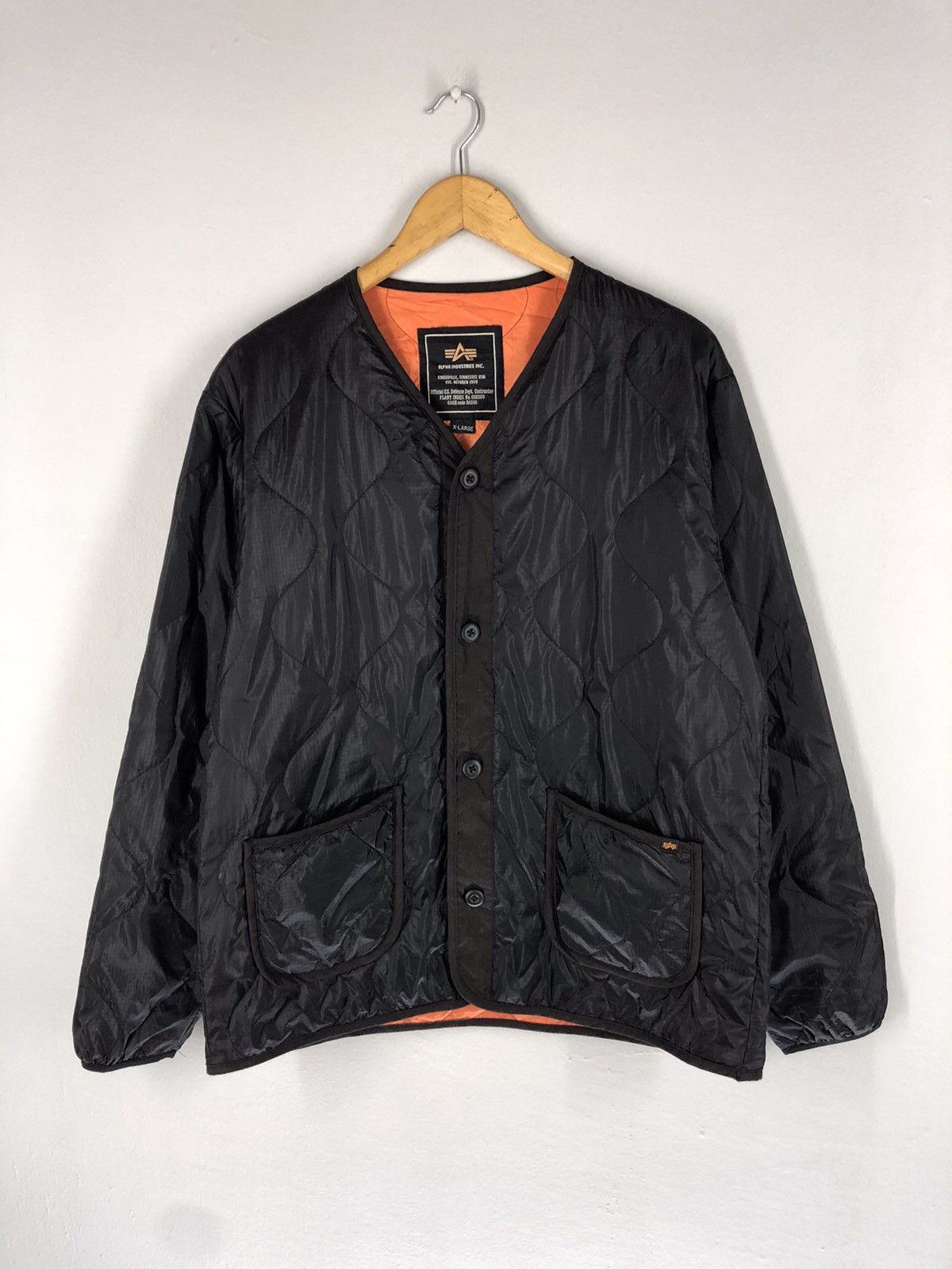 Alpha Industries 🔥ALPHA INDUSTRIES QUILTED LINER JACKET Size US M / EU 48-50 / 2 - 2 Thumbnail