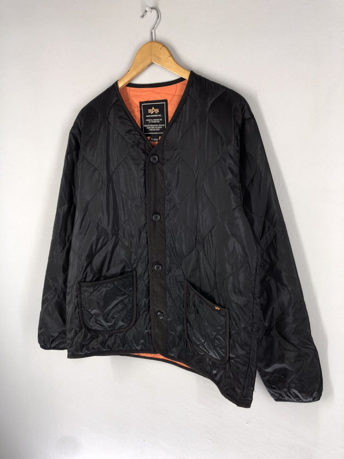 Alpha Industries 🔥ALPHA INDUSTRIES QUILTED LINER JACKET Size US M / EU 48-50 / 2 - 4 Thumbnail