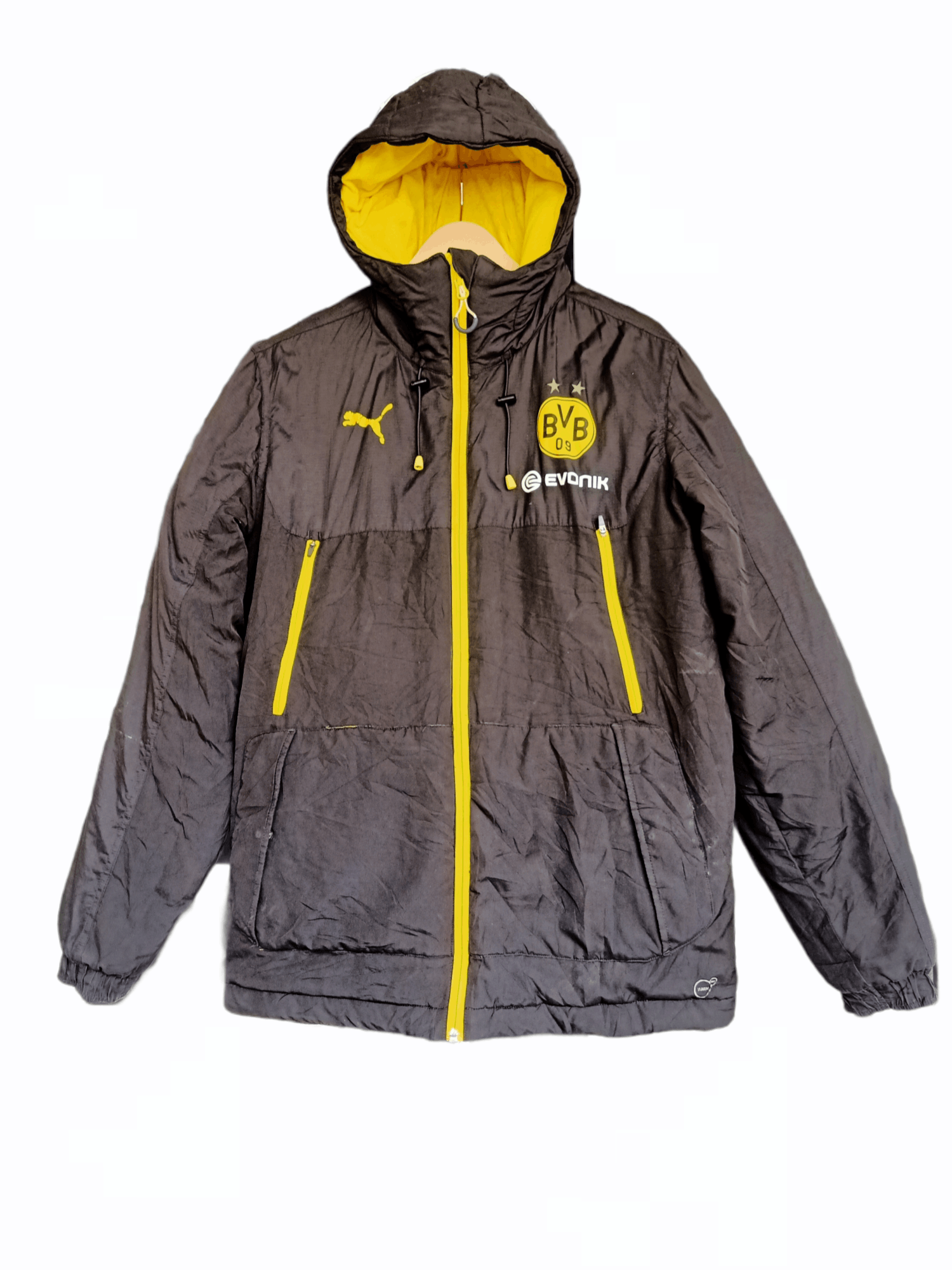 Puma BVB Evonik Puma Puffer Jacket Size US M / EU 48-50 / 2 - 2 Thumbnail