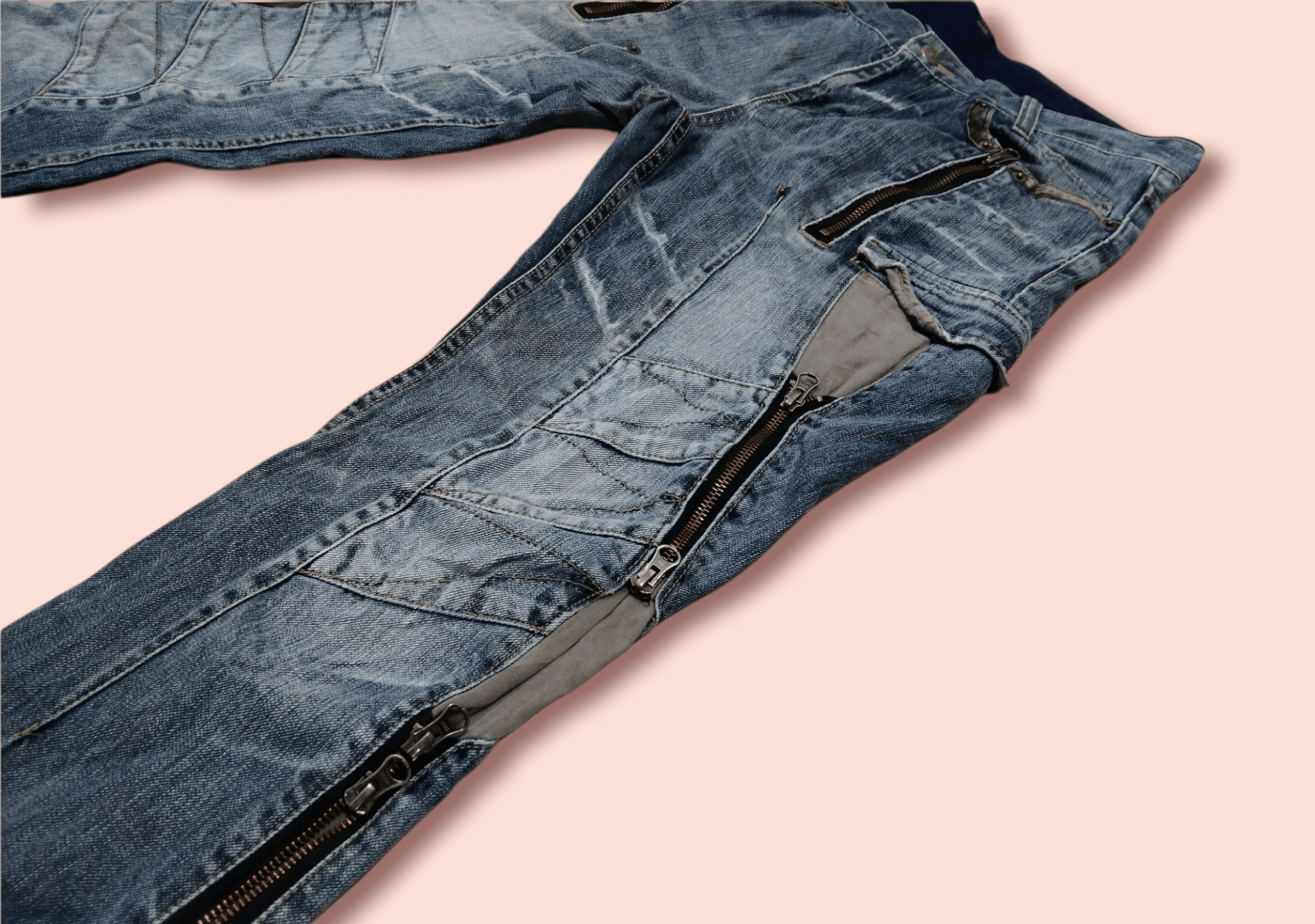 PPFM × Seditionaries PPFM BIKERS DENIM Size US 32 / EU 48 - 11 Thumbnail