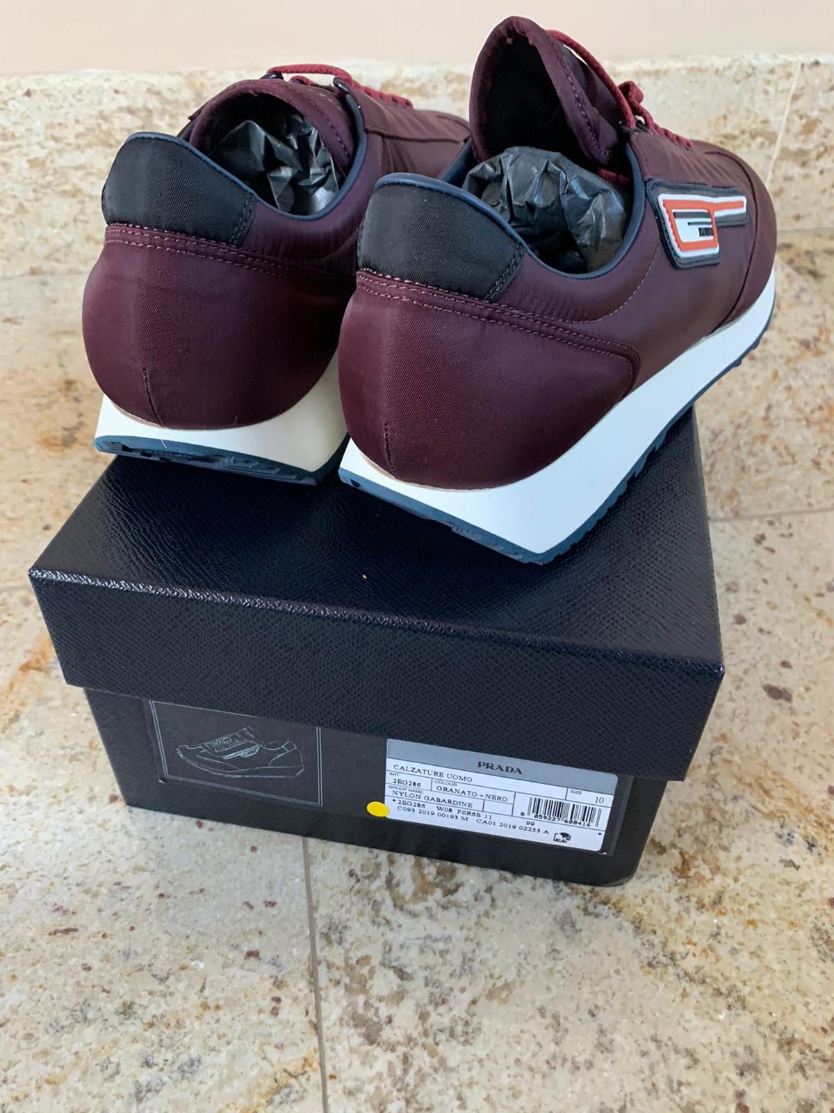 Prada Milano Trainer in Granato Size US 11 / EU 44 - 16 Thumbnail