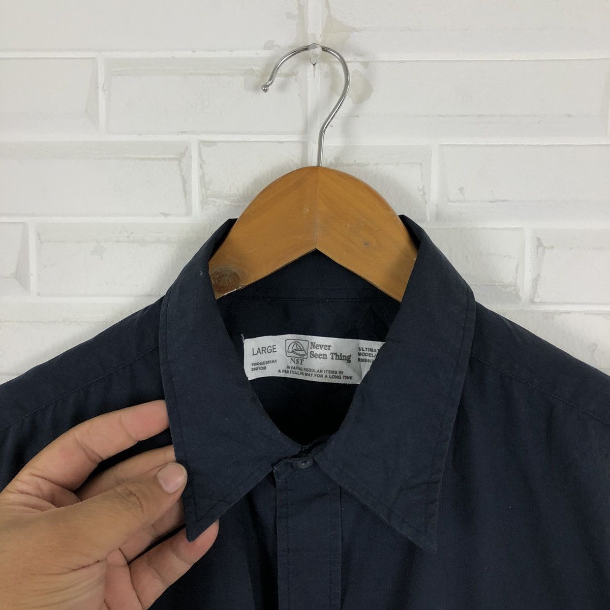 Japanese Brand DR RAPPER WORKER SHIRT BUTTON UPS RARE DESIGN Size US L / EU 52-54 / 3 - 9 Thumbnail