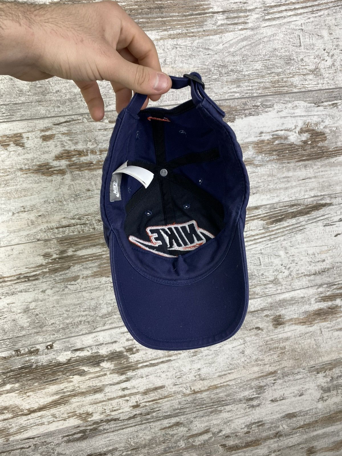Nike × Vintage Mens Vintage Nike swoosh Cap big logo streetwear rare y2k tn Size ONE SIZE - 6 Thumbnail