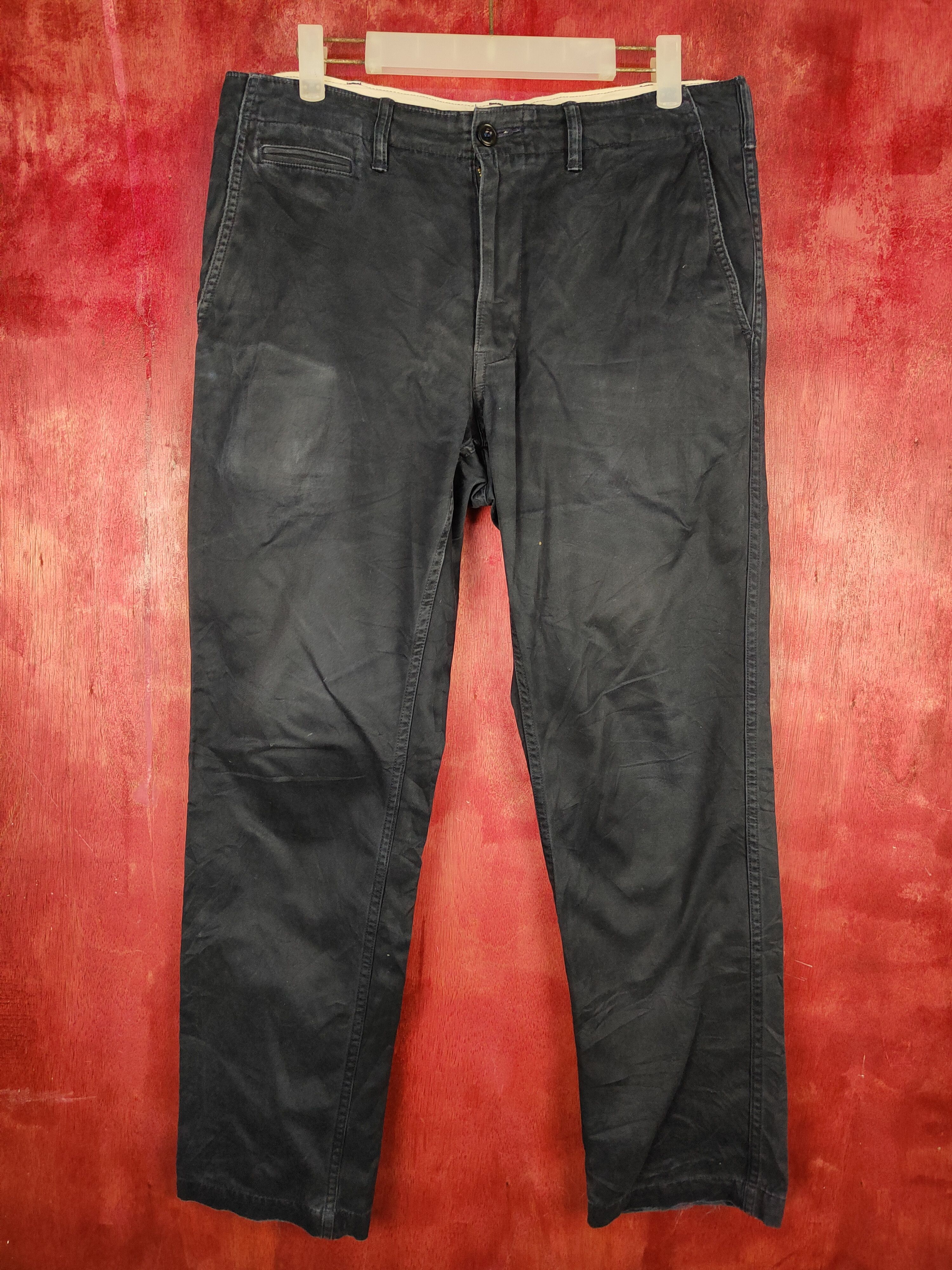 Japanese Brand × Uniqlo Uniqlo Black faded Casual Pants #S773 Size US 32 / EU 48 - 1 Thumbnail