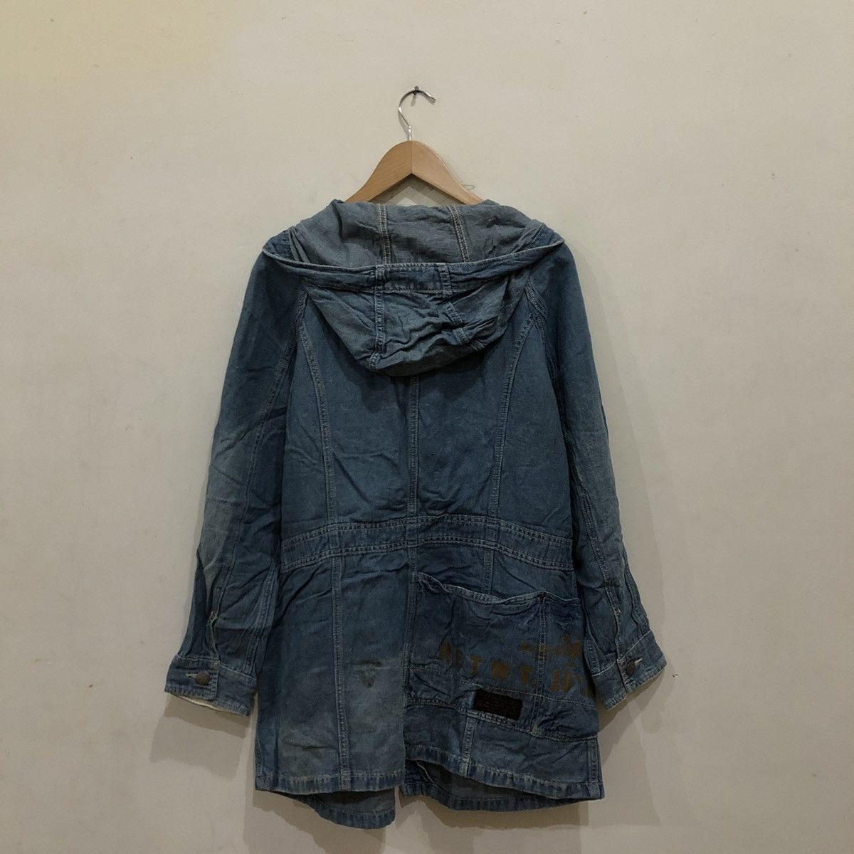 Japanese Brand Denim Parka Jacket Cube Sugar Size US M / EU 48-50 / 2 - 7 Thumbnail