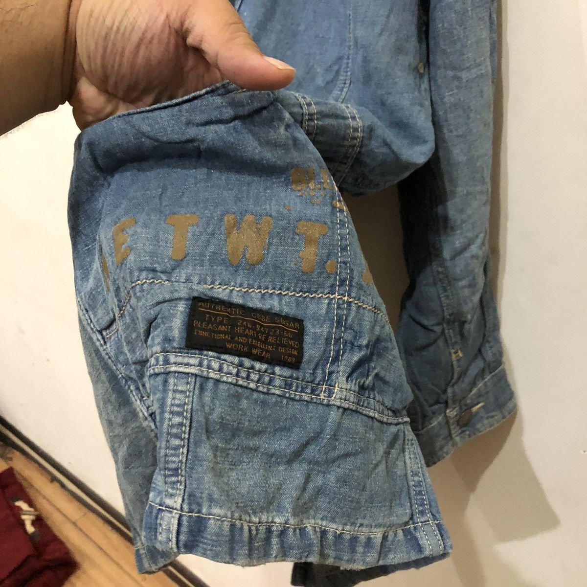 Japanese Brand Denim Parka Jacket Cube Sugar Size US M / EU 48-50 / 2 - 8 Thumbnail