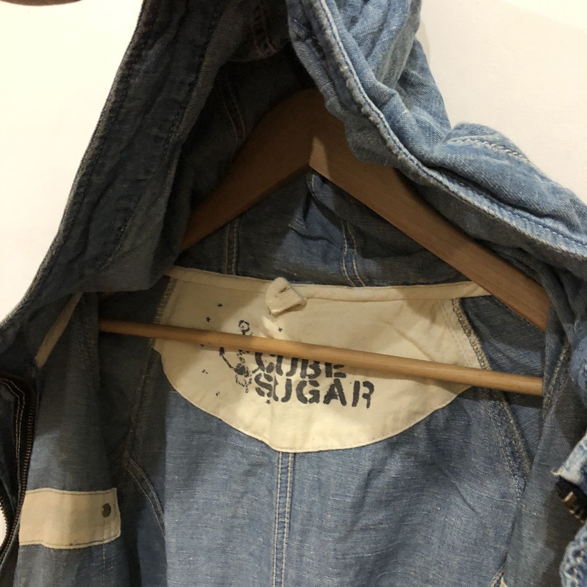 Japanese Brand Denim Parka Jacket Cube Sugar Size US M / EU 48-50 / 2 - 15 Thumbnail