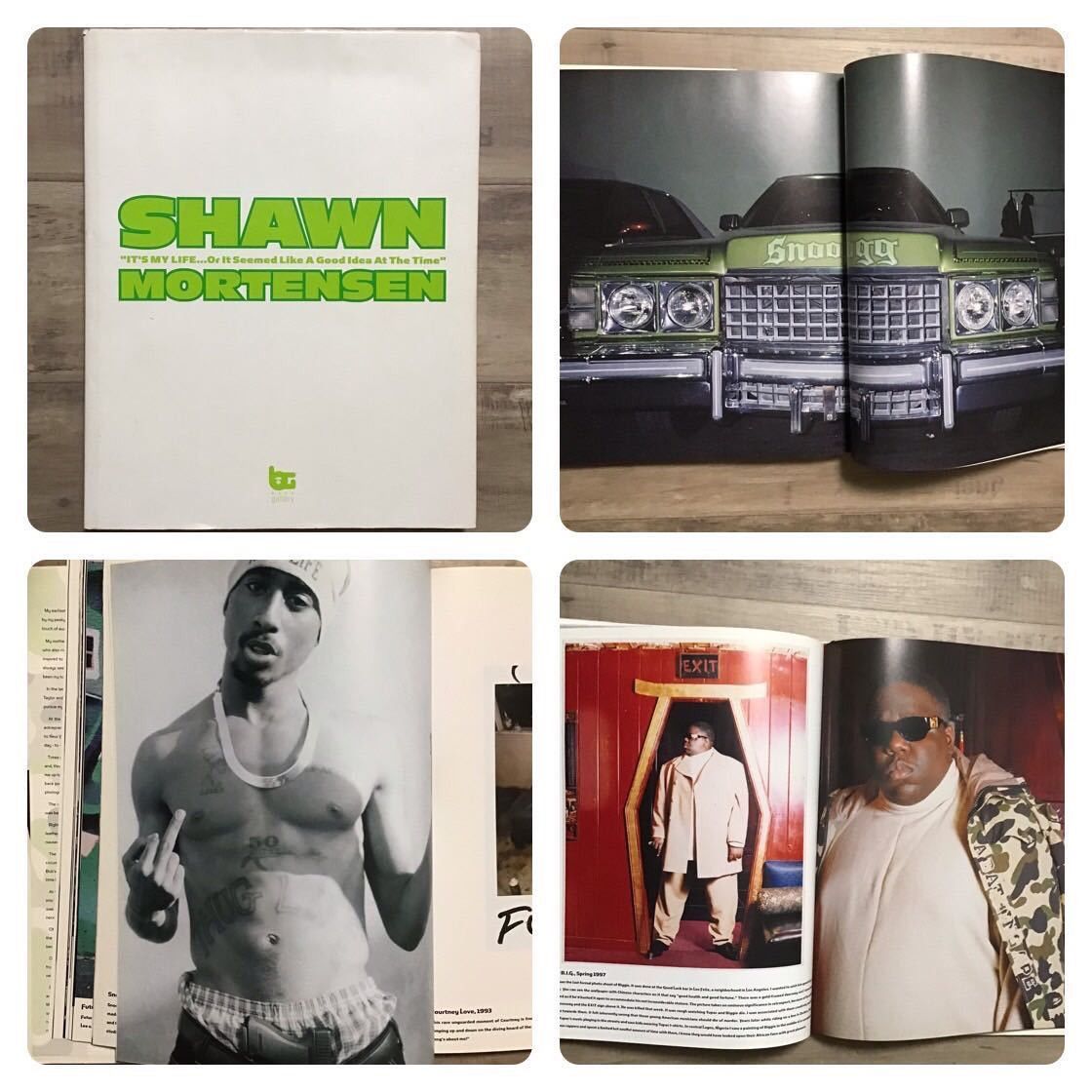 Bape × Futura BAPE Shawn Mortensen Photo Book 2PAC Futura Biggie Size ONE SIZE - 1 Thumbnail