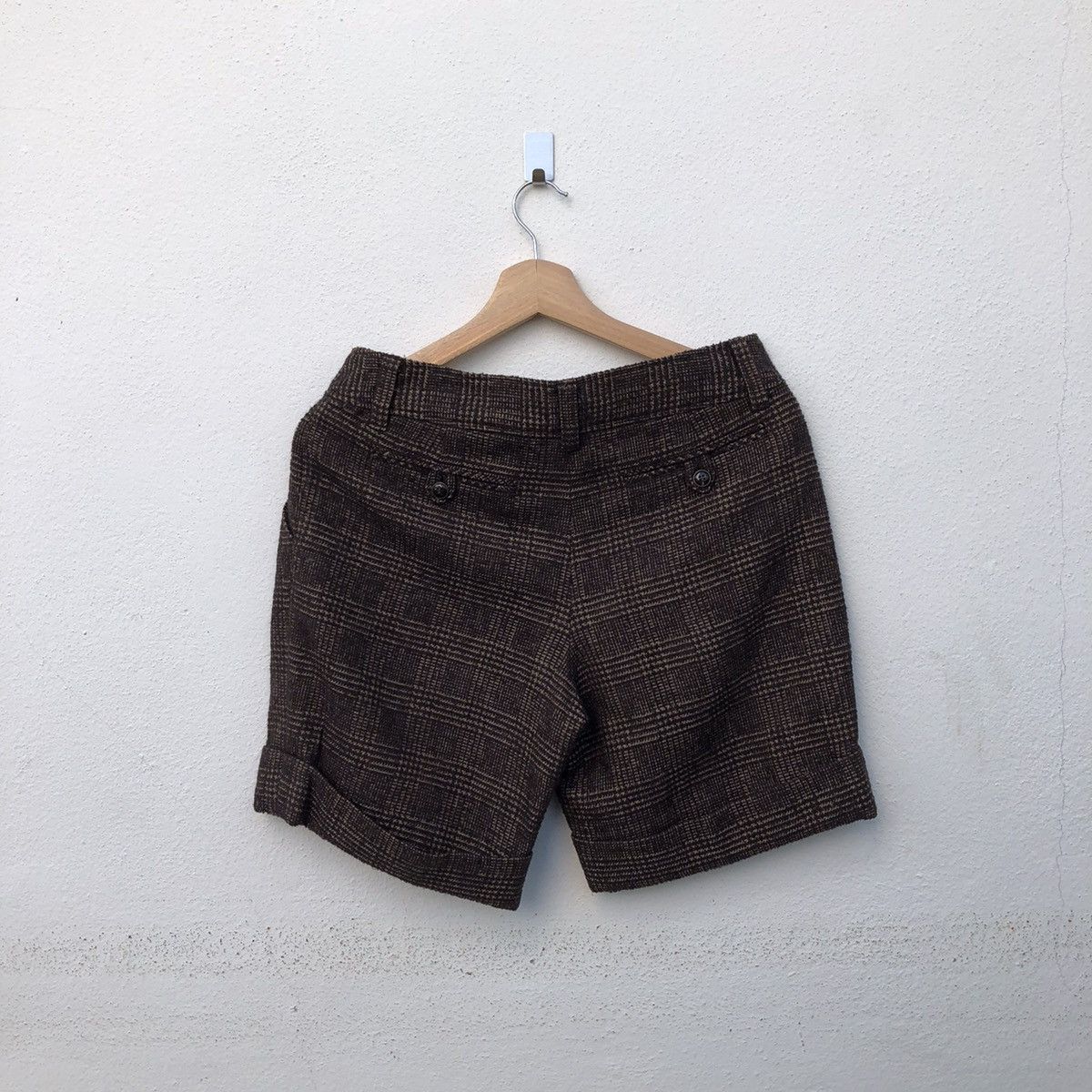 Japanese Brand COUP DE CHANCE WOOL SHORT PANTS NICE DESIGN Size US 30 / EU 46 - 6 Thumbnail