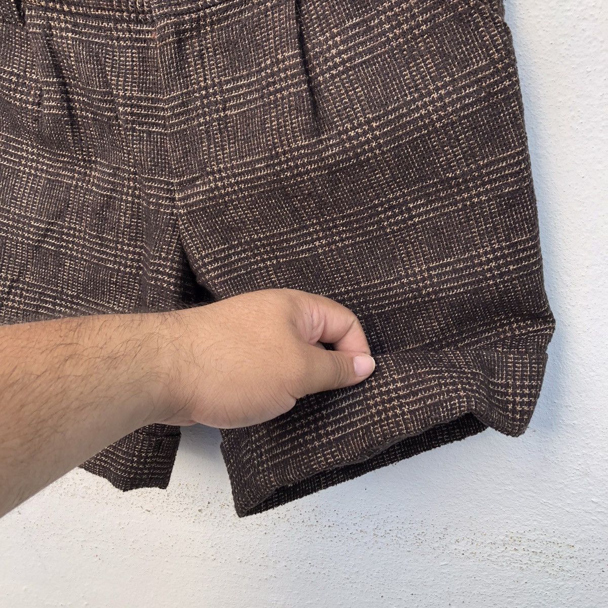 Japanese Brand COUP DE CHANCE WOOL SHORT PANTS NICE DESIGN Size US 30 / EU 46 - 5 Thumbnail