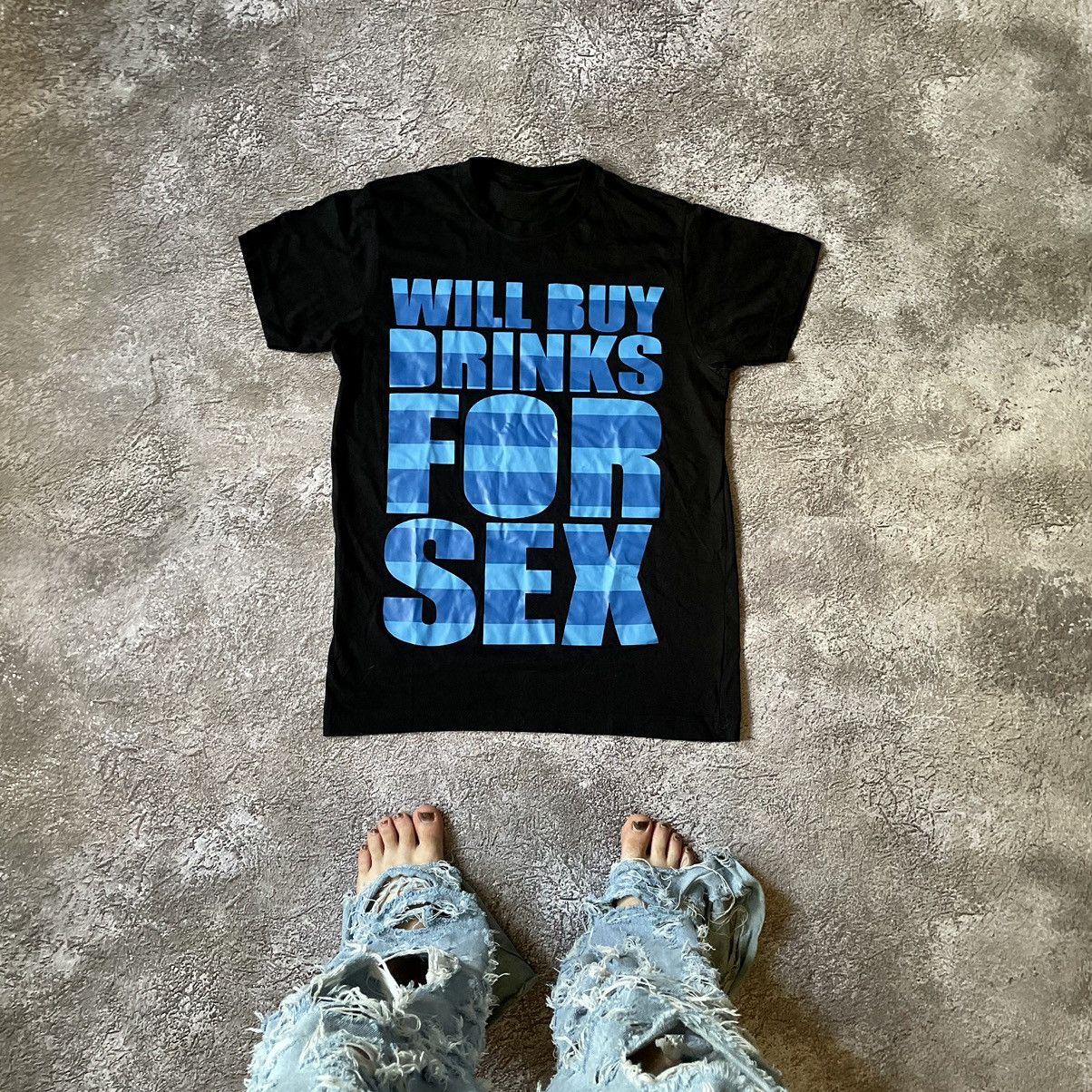 Vintage Y2K Graphic Tee Funny Slogan Sun Faded Streetwear Relaxed M Size US M / EU 48-50 / 2 - 1 Thumbnail