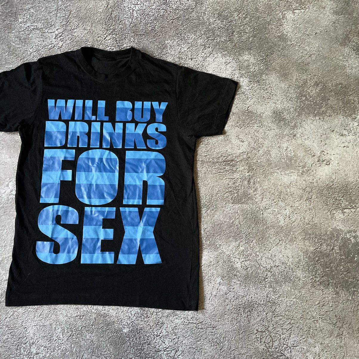Vintage Y2K Graphic Tee Funny Slogan Sun Faded Streetwear Relaxed M Size US M / EU 48-50 / 2 - 2 Thumbnail