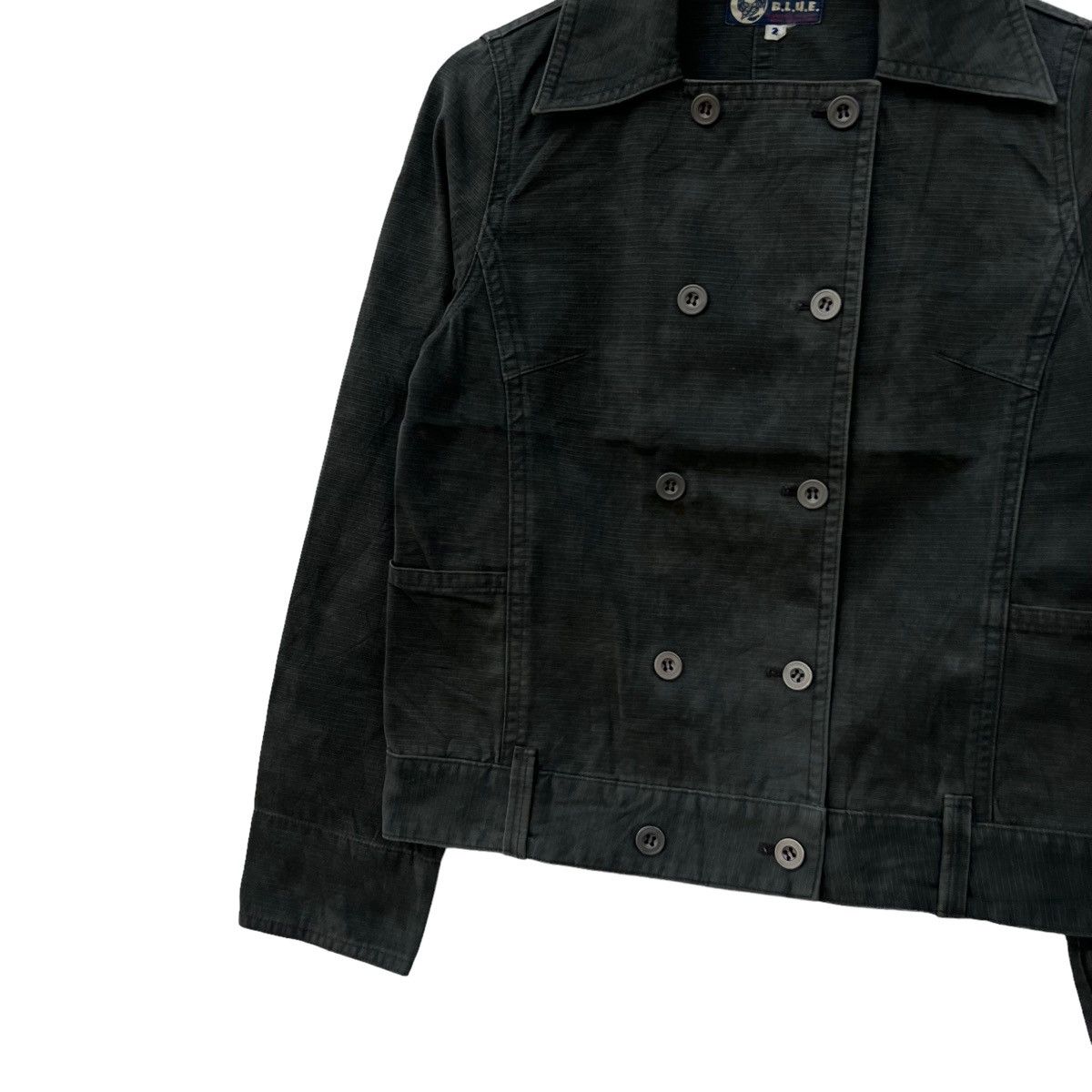 Japanese Brand VINTAGE HIKORY CHORE JACKET BLUE BLUE JAPAN Size US S / EU 44-46 / 1 - 4 Thumbnail