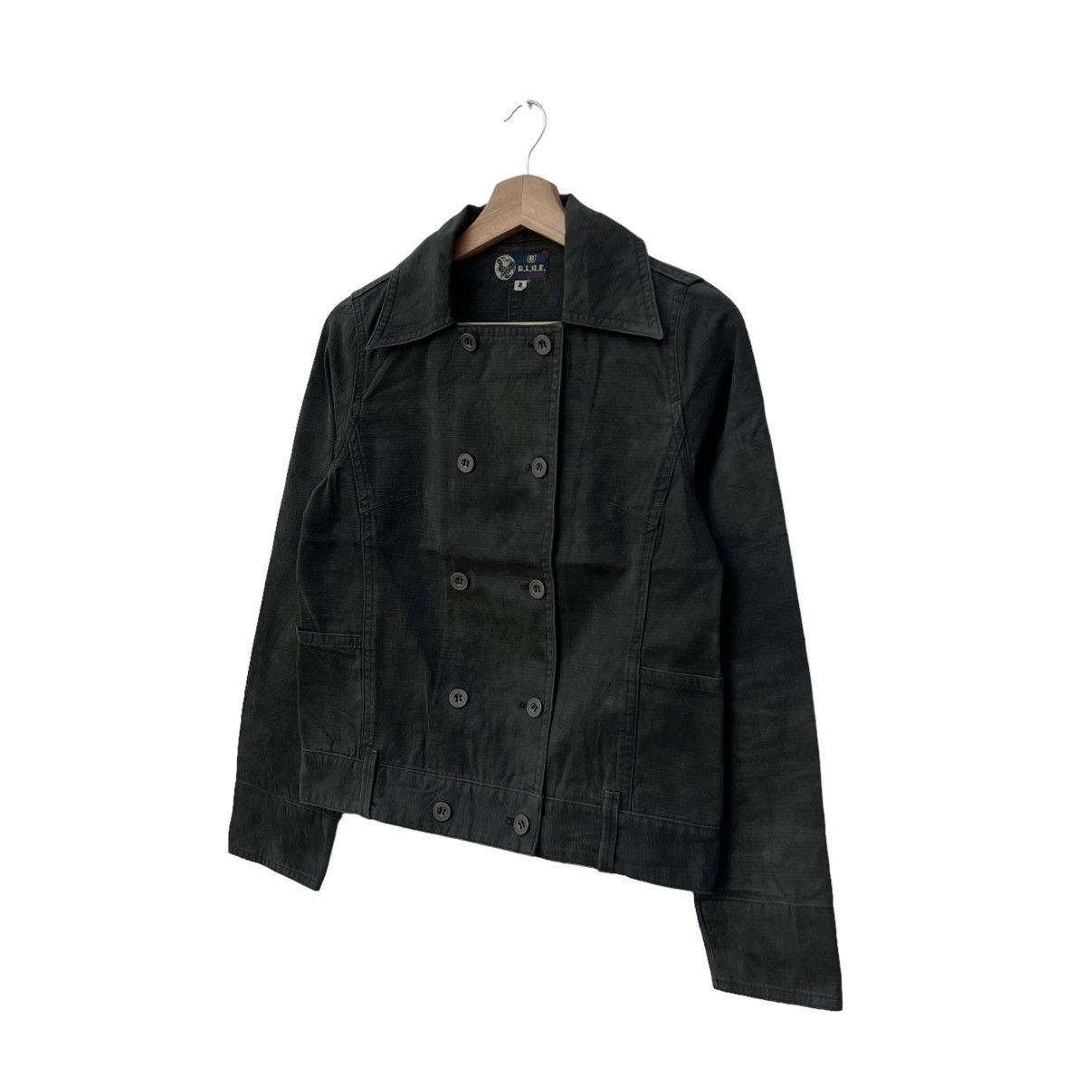 Japanese Brand VINTAGE HIKORY CHORE JACKET BLUE BLUE JAPAN Size US S / EU 44-46 / 1 - 2 Thumbnail