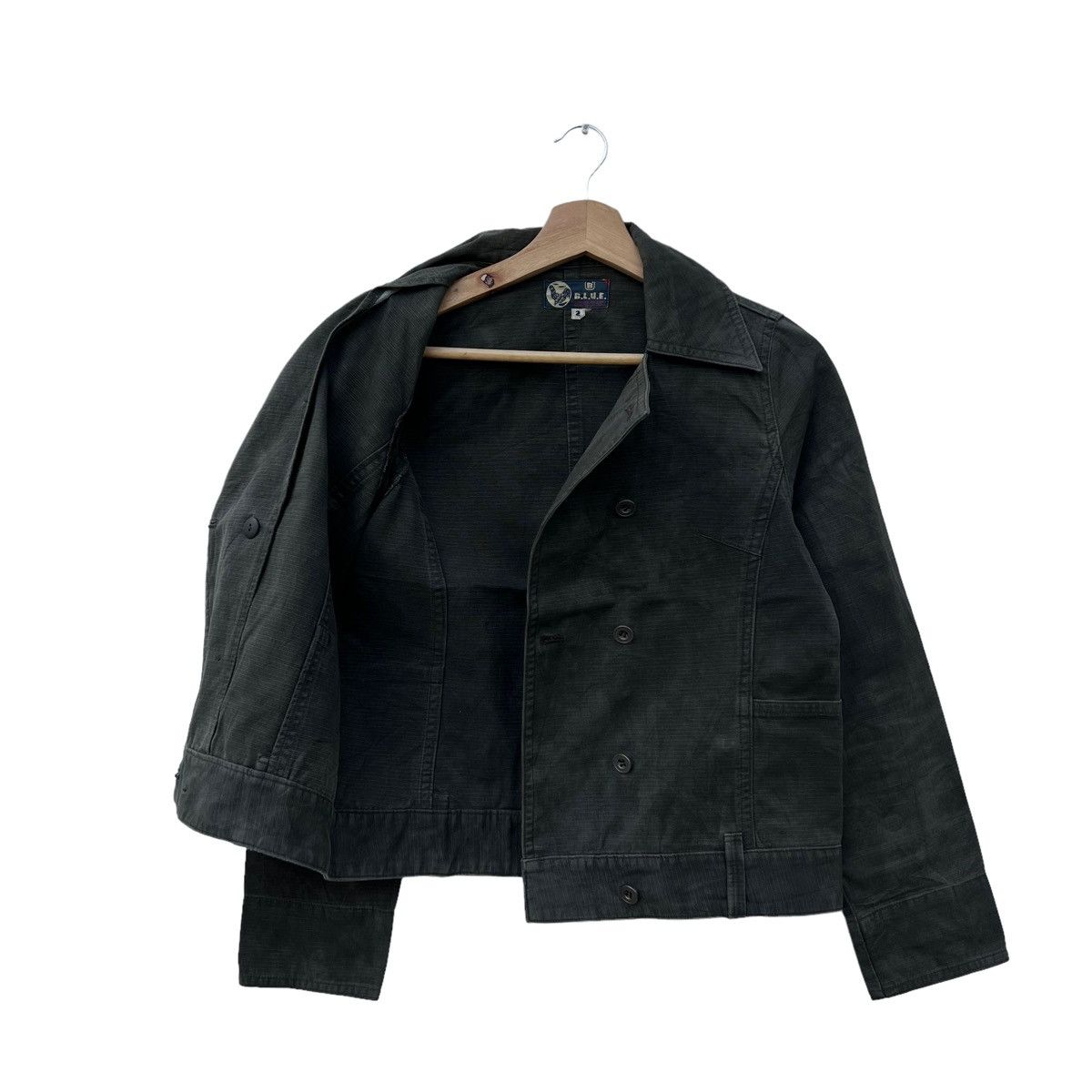 Japanese Brand VINTAGE HIKORY CHORE JACKET BLUE BLUE JAPAN Size US S / EU 44-46 / 1 - 9 Thumbnail