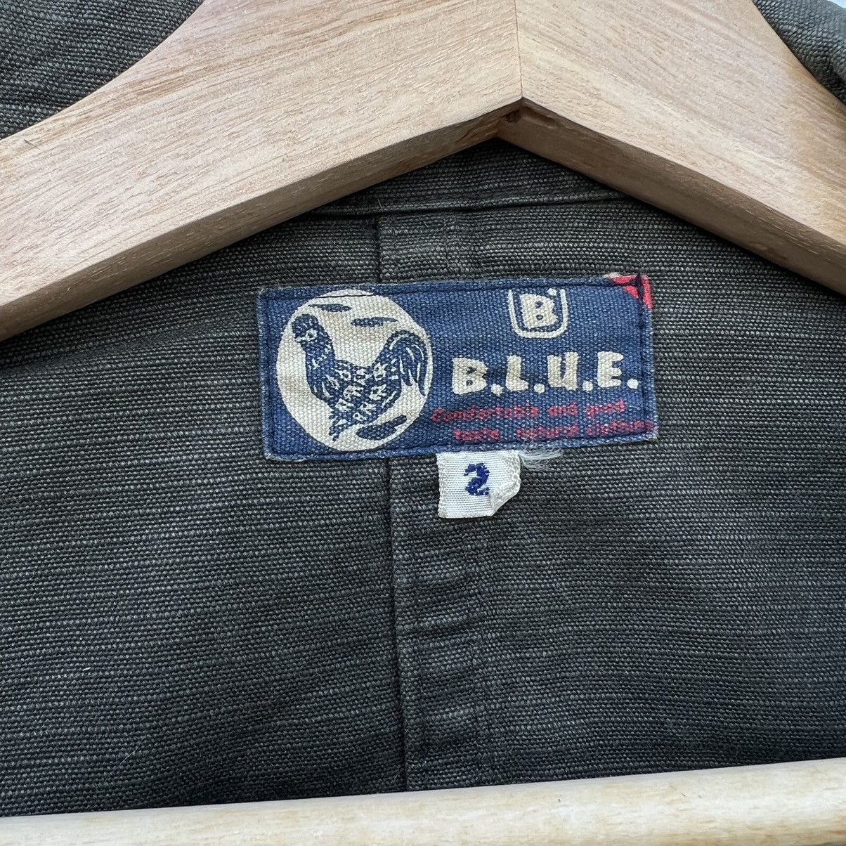 Japanese Brand VINTAGE HIKORY CHORE JACKET BLUE BLUE JAPAN Size US S / EU 44-46 / 1 - 10 Thumbnail