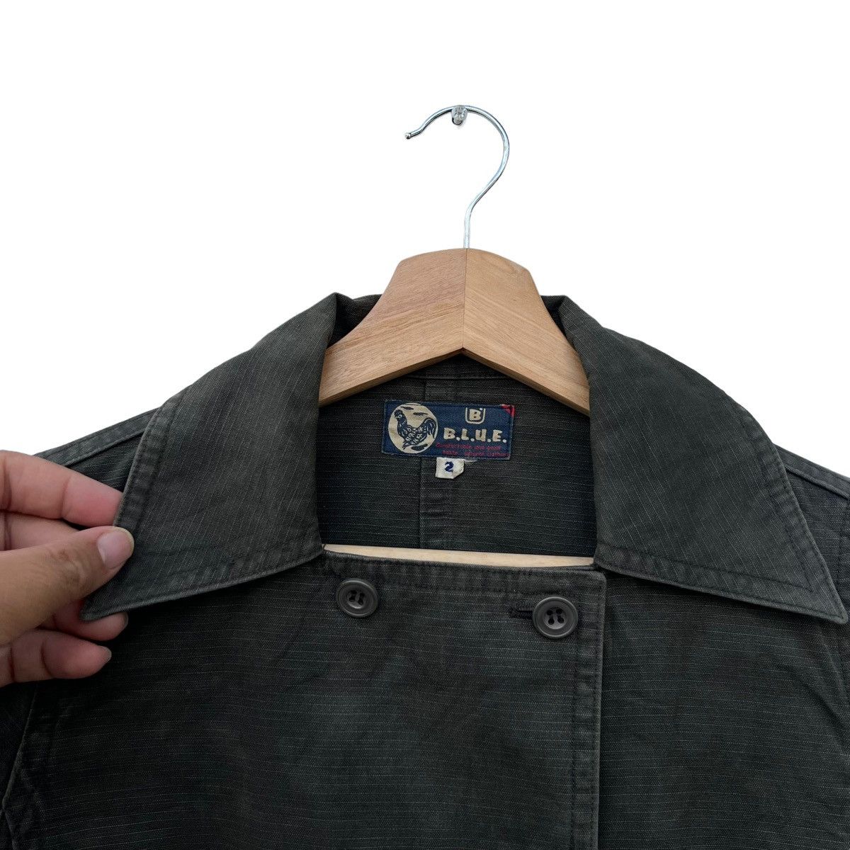 Japanese Brand VINTAGE HIKORY CHORE JACKET BLUE BLUE JAPAN Size US S / EU 44-46 / 1 - 7 Thumbnail