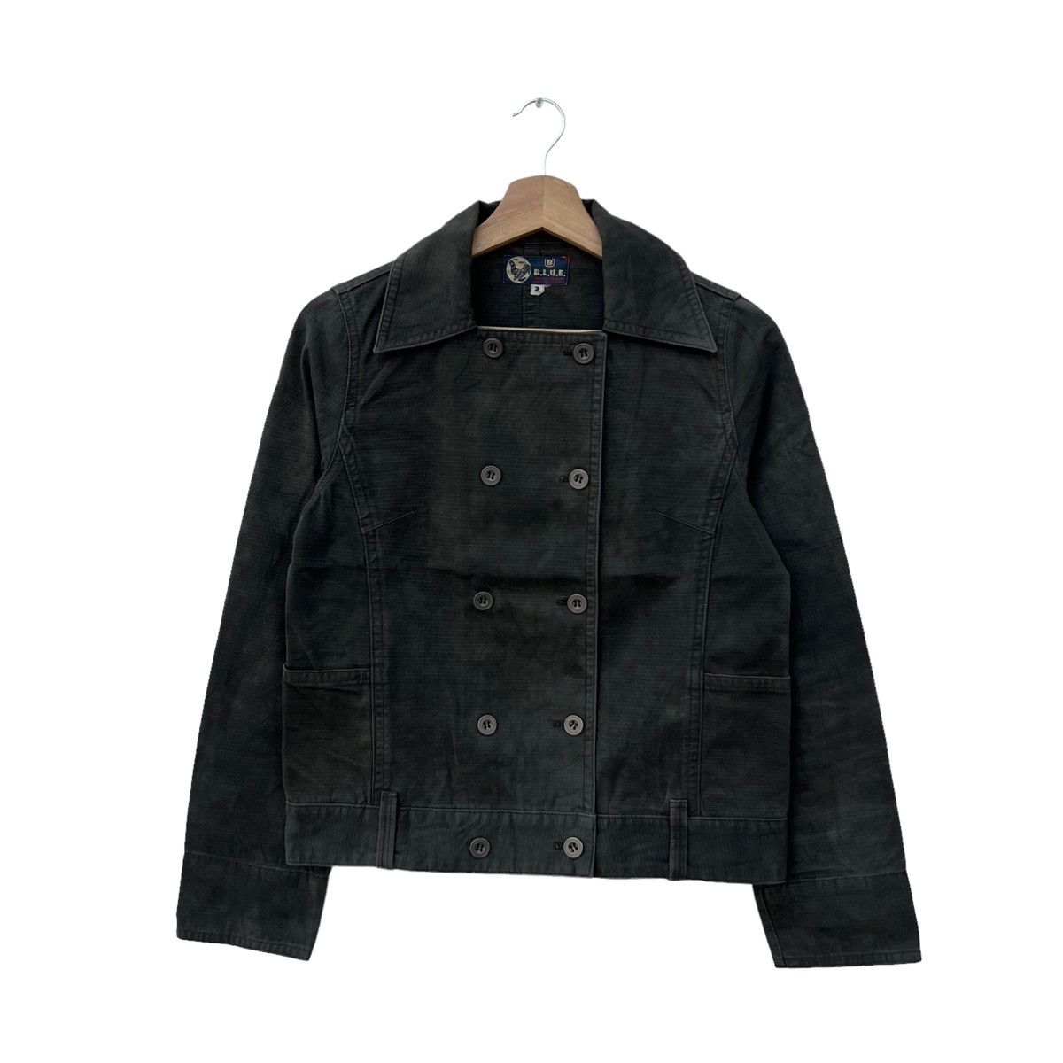 Japanese Brand VINTAGE HIKORY CHORE JACKET BLUE BLUE JAPAN Size US S / EU 44-46 / 1 - 1 Thumbnail