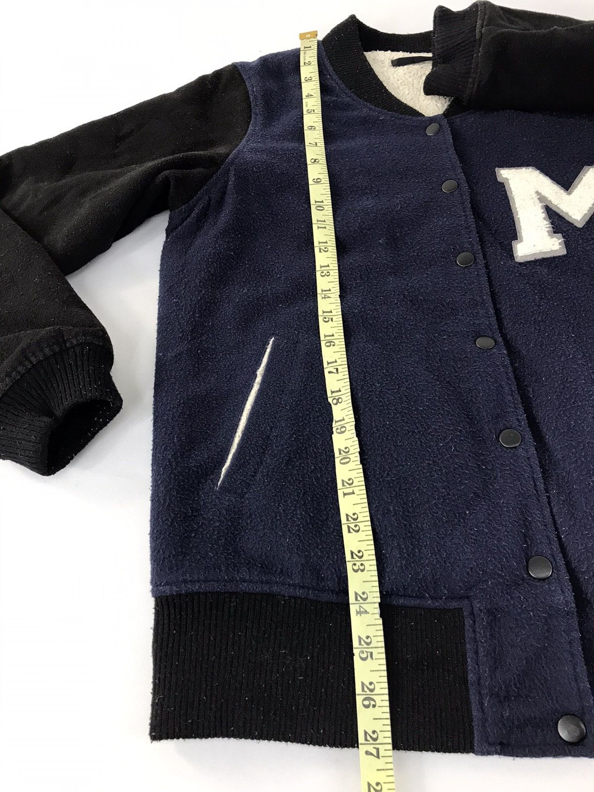 Japanese Brand Vintage Heather Simple Varsity Jacket Woll Quilted Inner Size US M / EU 48-50 / 2 - 10 Thumbnail