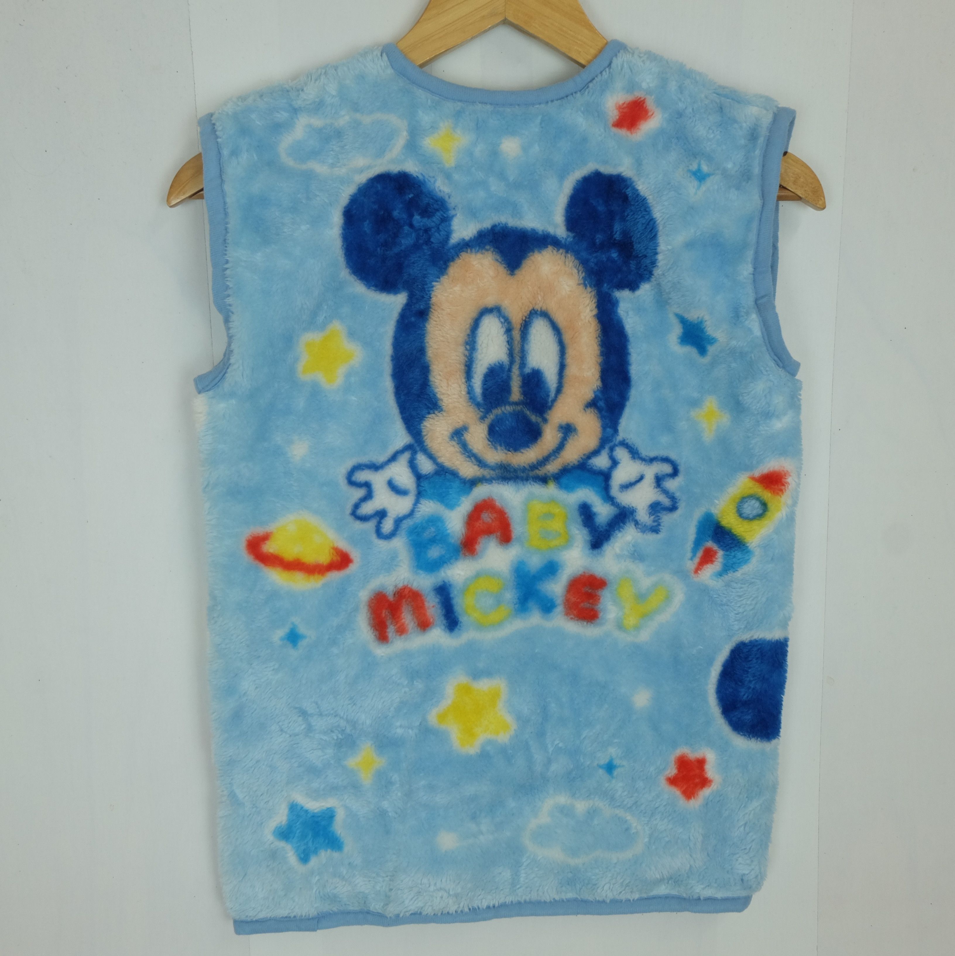 Disney × Mickey Mouse DISNEY Baby Mickey Kid Fleece Vest Size US XXS / EU 40 - 5 Thumbnail