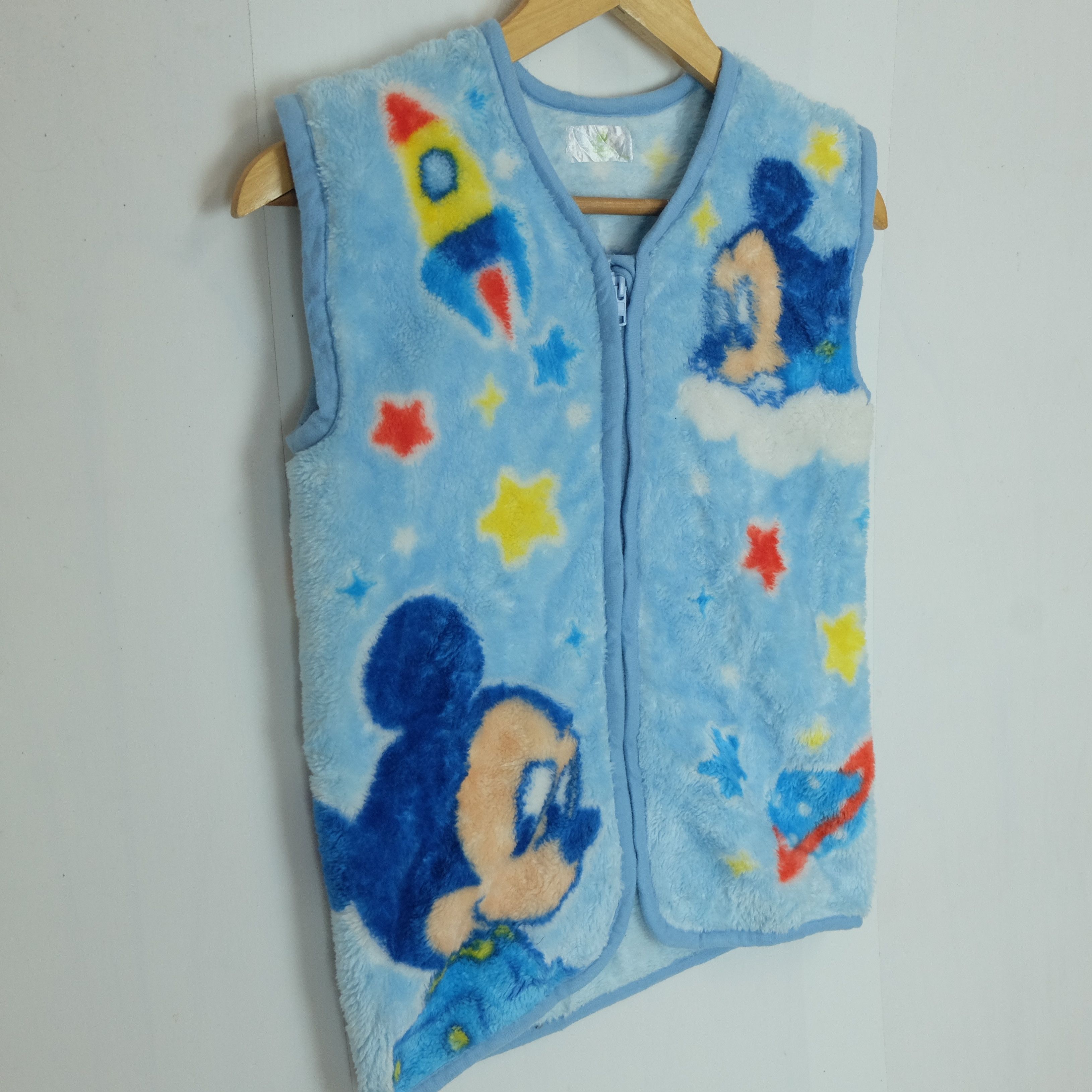 Disney × Mickey Mouse DISNEY Baby Mickey Kid Fleece Vest Size US XXS / EU 40 - 3 Thumbnail