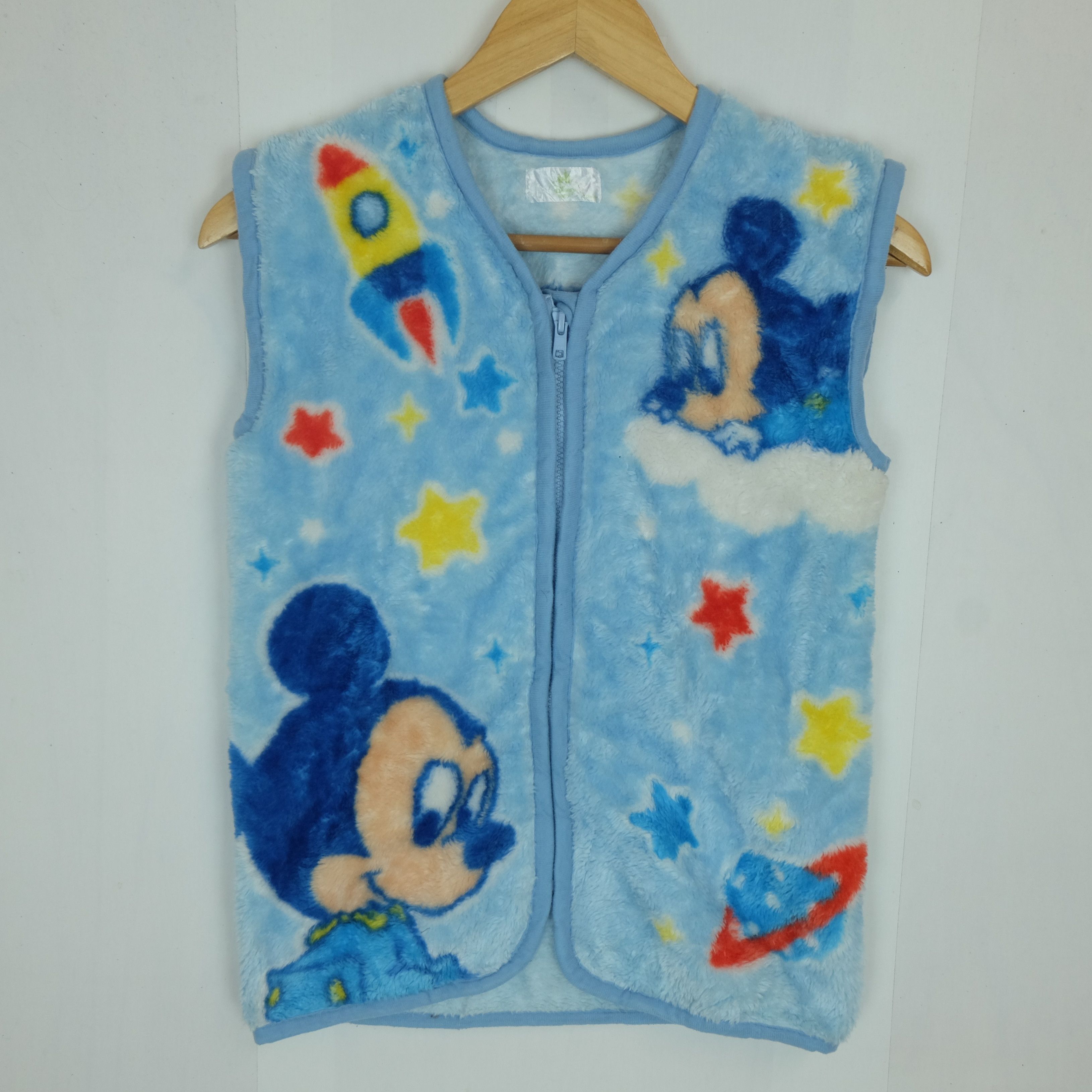 Disney × Mickey Mouse DISNEY Baby Mickey Kid Fleece Vest Size US XXS / EU 40 - 2 Thumbnail