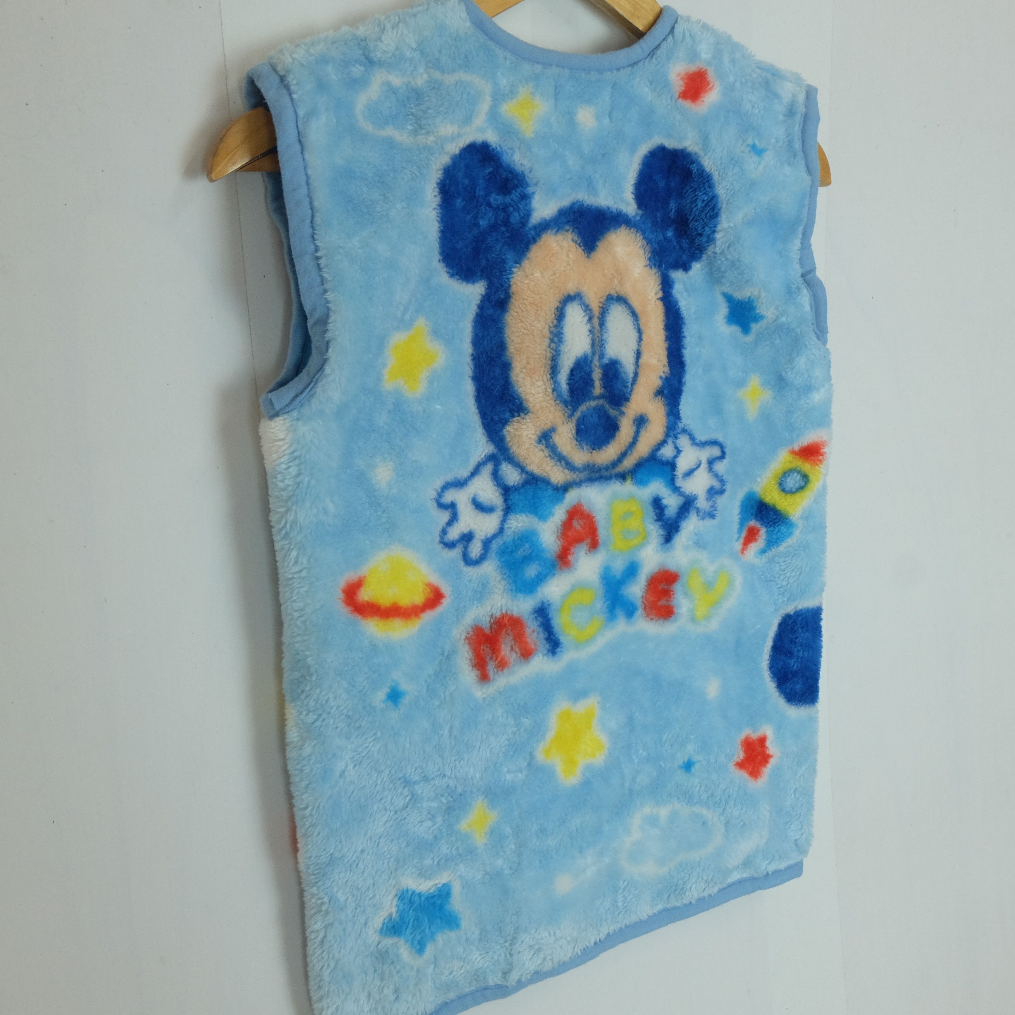 Disney × Mickey Mouse DISNEY Baby Mickey Kid Fleece Vest Size US XXS / EU 40 - 7 Thumbnail