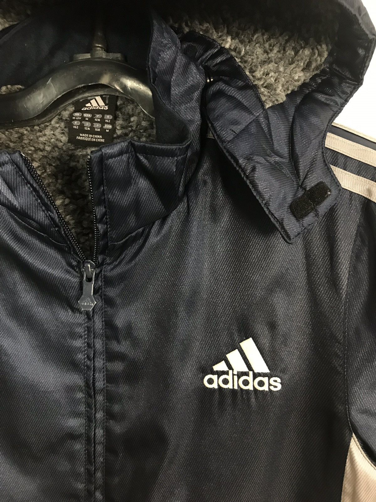 Adidas Vintage Adidas Winter Wear Jacket Hoodie Style Size US M / EU 48-50 / 2 - 4 Thumbnail
