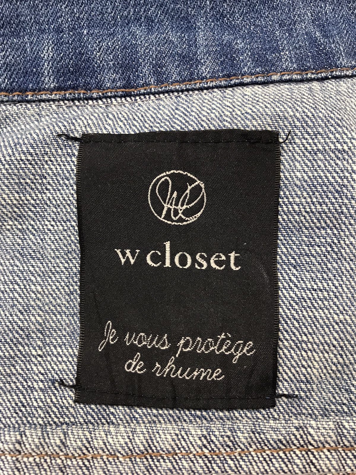 Japanese Brand × Vintage Vintage W Closet Jacket Jeans Singgle Pocket Button Up Style Size US M / EU 48-50 / 2 - 8 Thumbnail