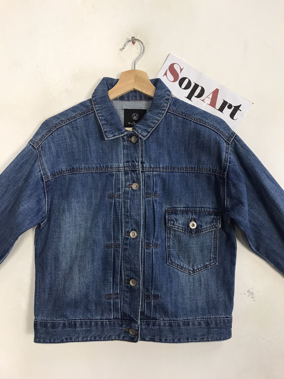 Japanese Brand × Vintage Vintage W Closet Jacket Jeans Singgle Pocket Button Up Style Size US M / EU 48-50 / 2 - 3 Thumbnail