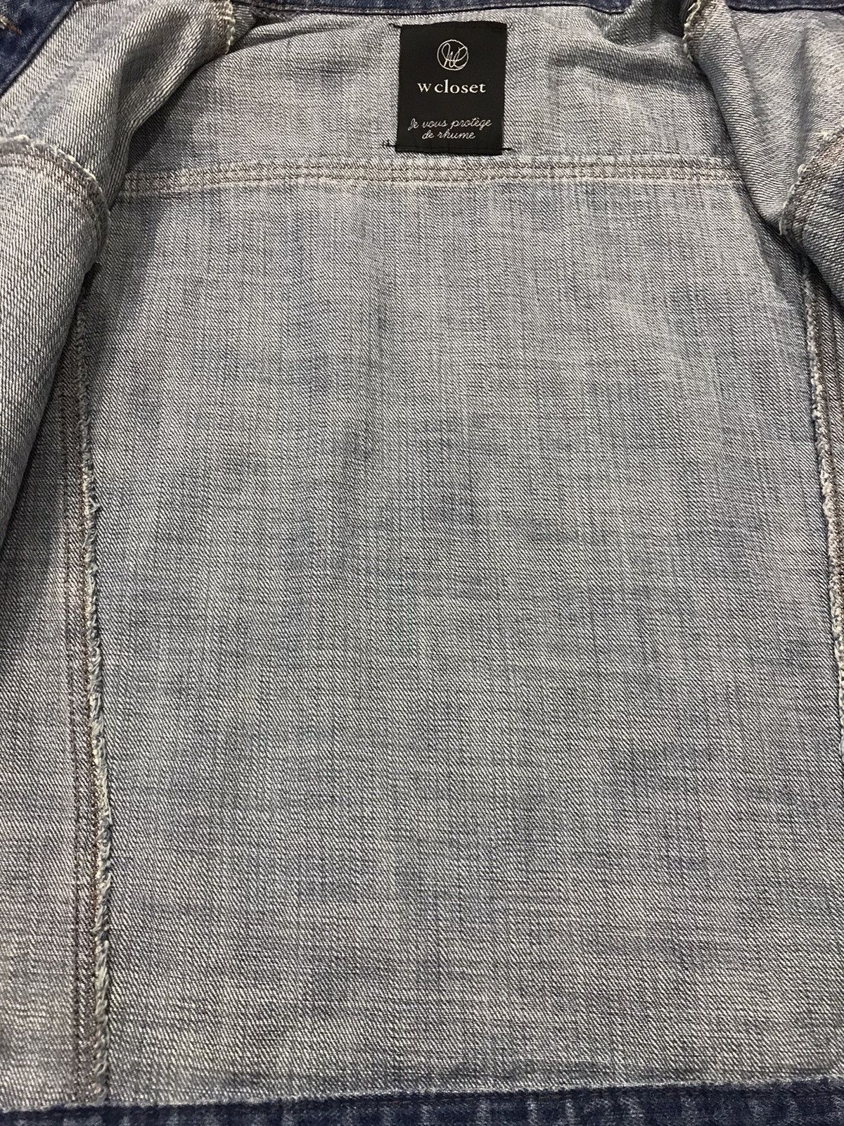 Japanese Brand × Vintage Vintage W Closet Jacket Jeans Singgle Pocket Button Up Style Size US M / EU 48-50 / 2 - 7 Thumbnail