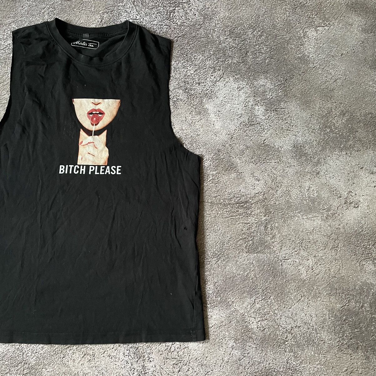 Vintage Vintage Y2K Graphic Tank Top Black Streetwear Funny Print L Size US L / EU 52-54 / 3 - 3 Thumbnail