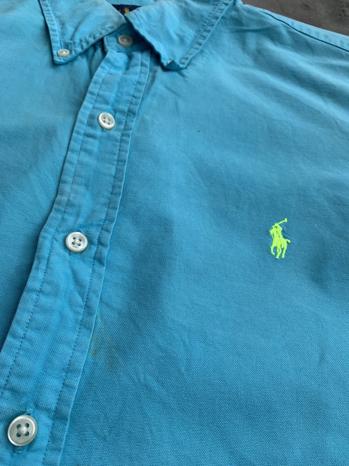 Polo Ralph Lauren Vintage Polo Ralph Lauren Small Logo Embroided Summer Shirt Size US XL / EU 56 / 4 - 2 Thumbnail