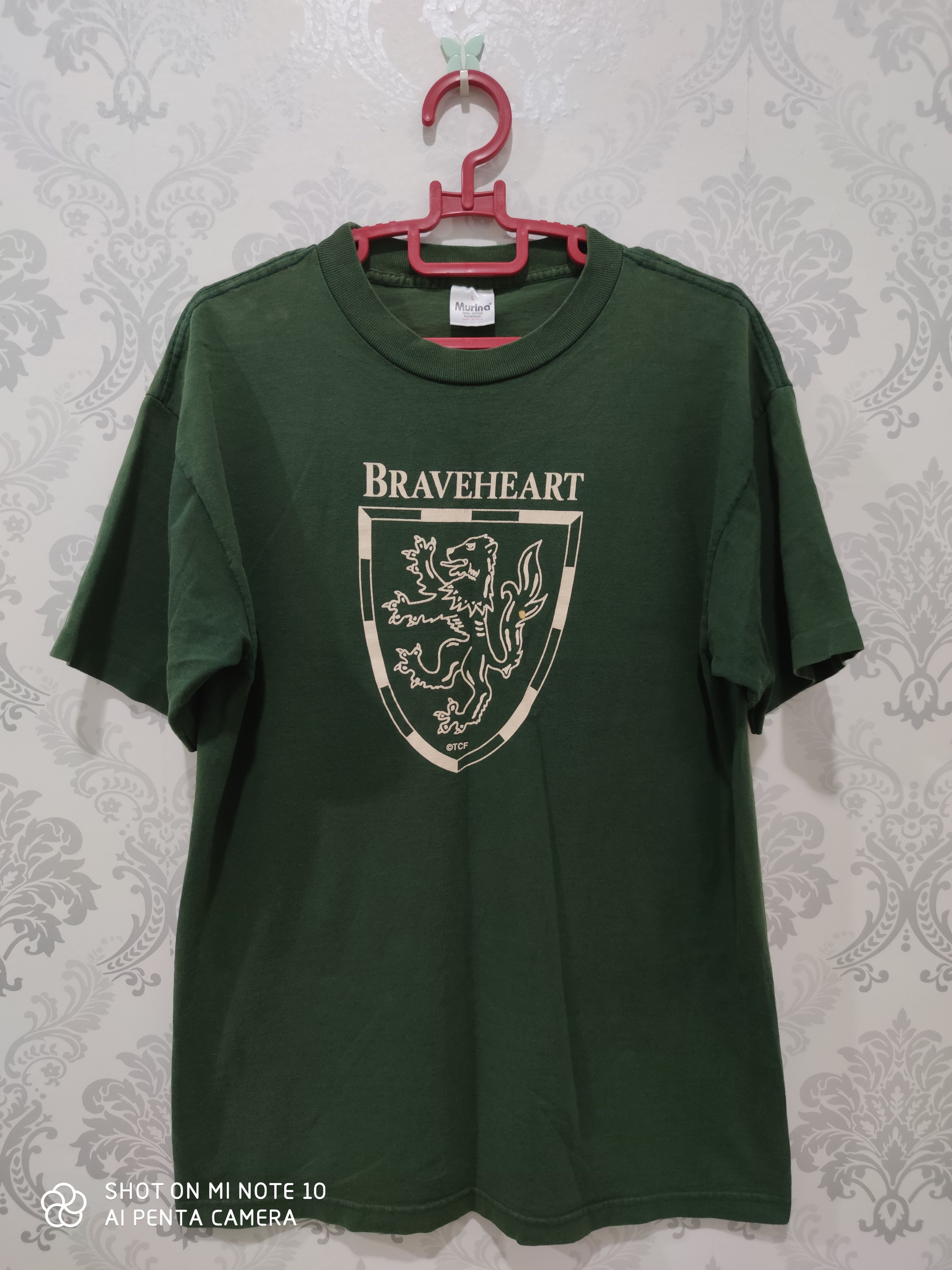 Vintage Vintage 90's Movie Braveheart Big Logo Shirt Size US L / EU 52-54 / 3 - 1 Thumbnail