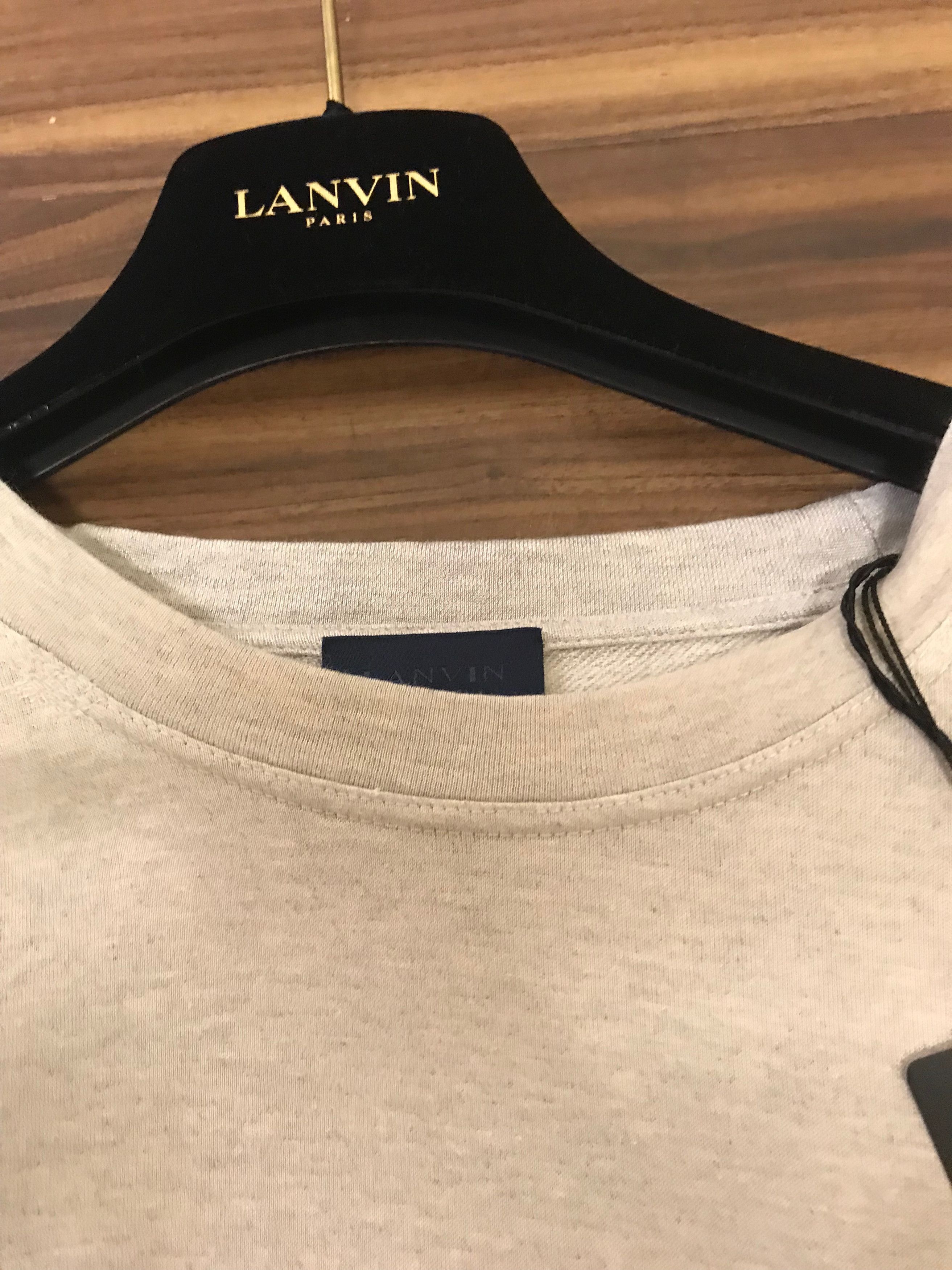 Lanvin S-M-L / Washed Fluid T Shirt Size US L / EU 52-54 / 3 - 5 Thumbnail