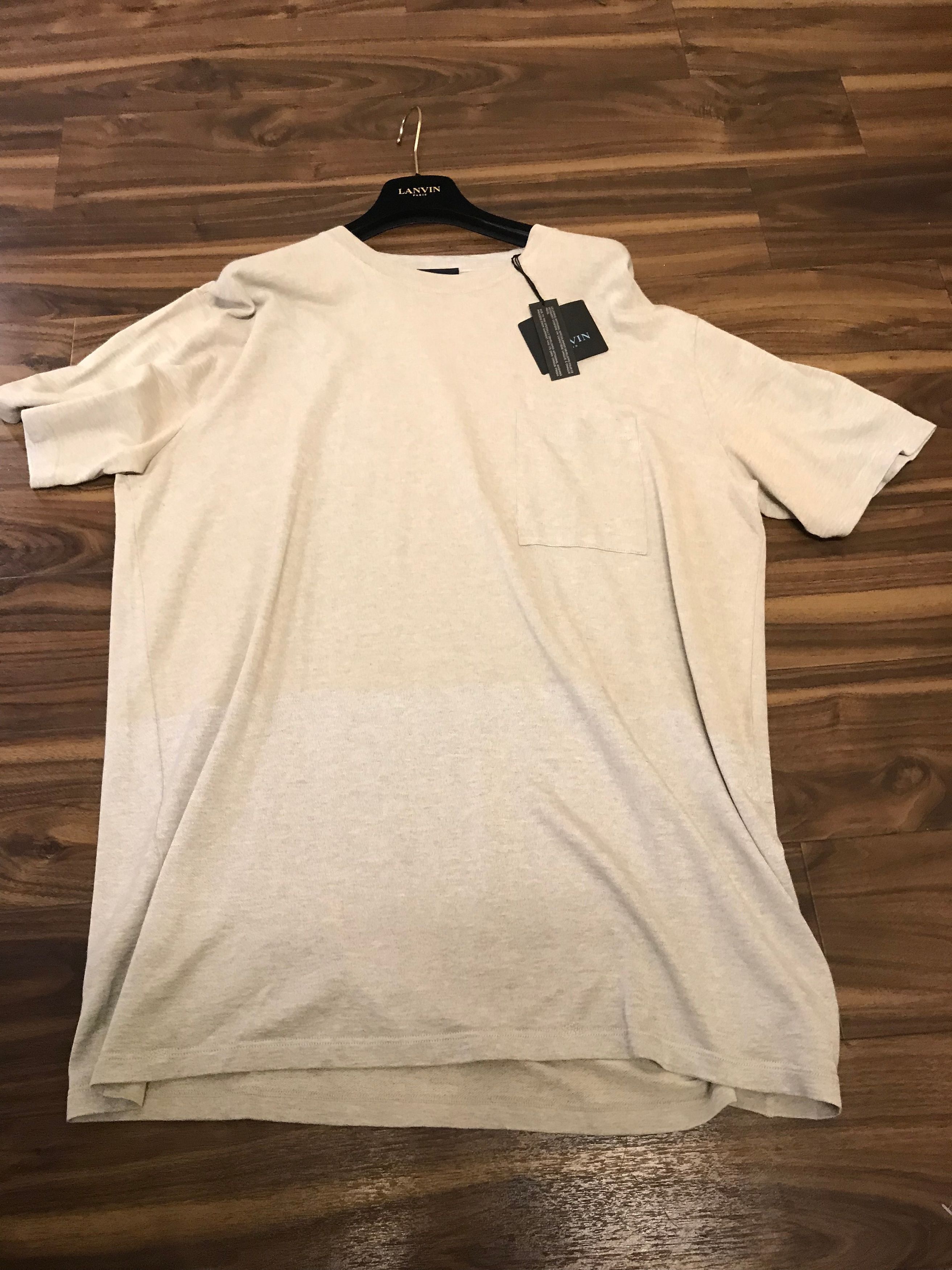 Lanvin S-M-L / Washed Fluid T Shirt Size US L / EU 52-54 / 3 - 10 Thumbnail
