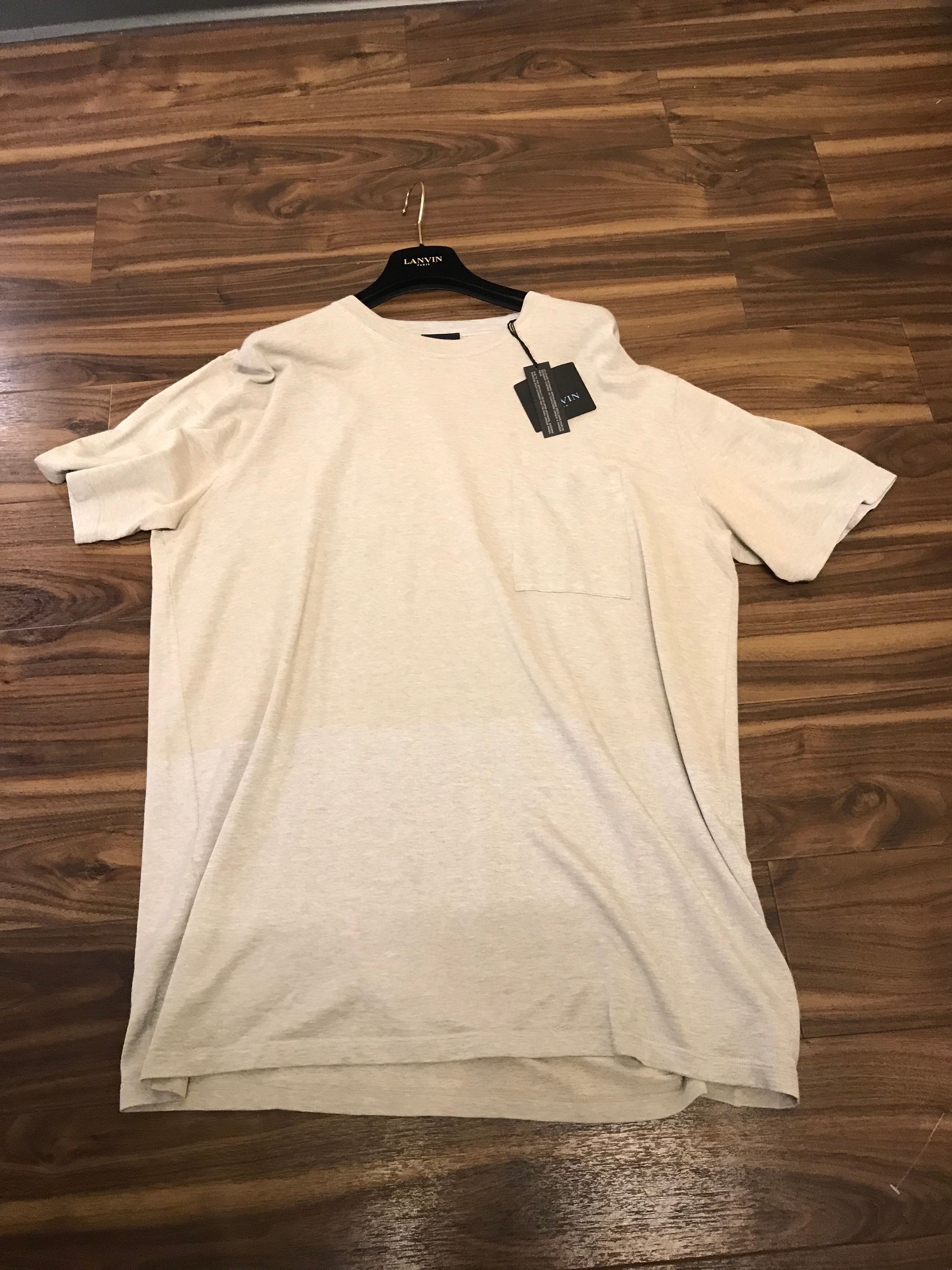 Lanvin S-M-L / Washed Fluid T Shirt Size US L / EU 52-54 / 3 - 1 Thumbnail