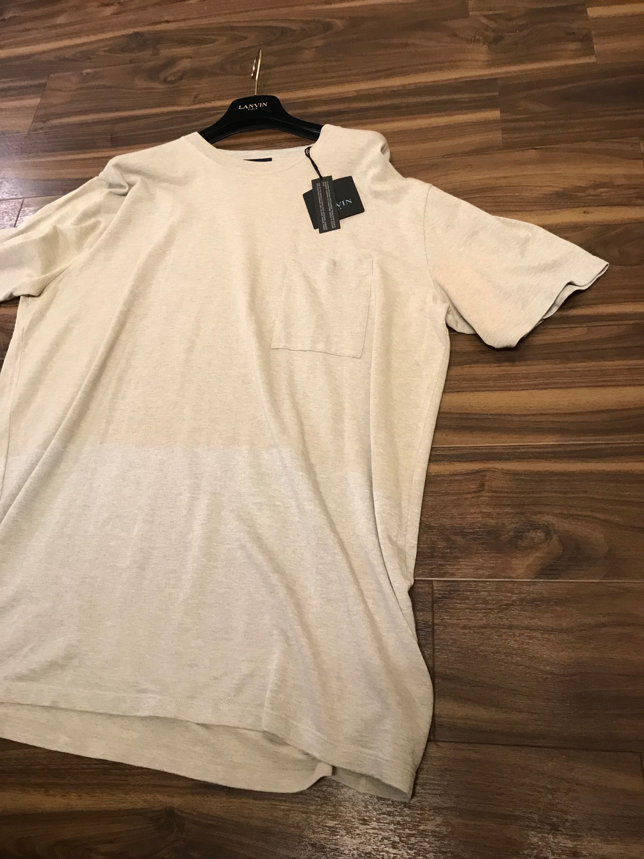 Lanvin S-M-L / Washed Fluid T Shirt Size US L / EU 52-54 / 3 - 9 Thumbnail