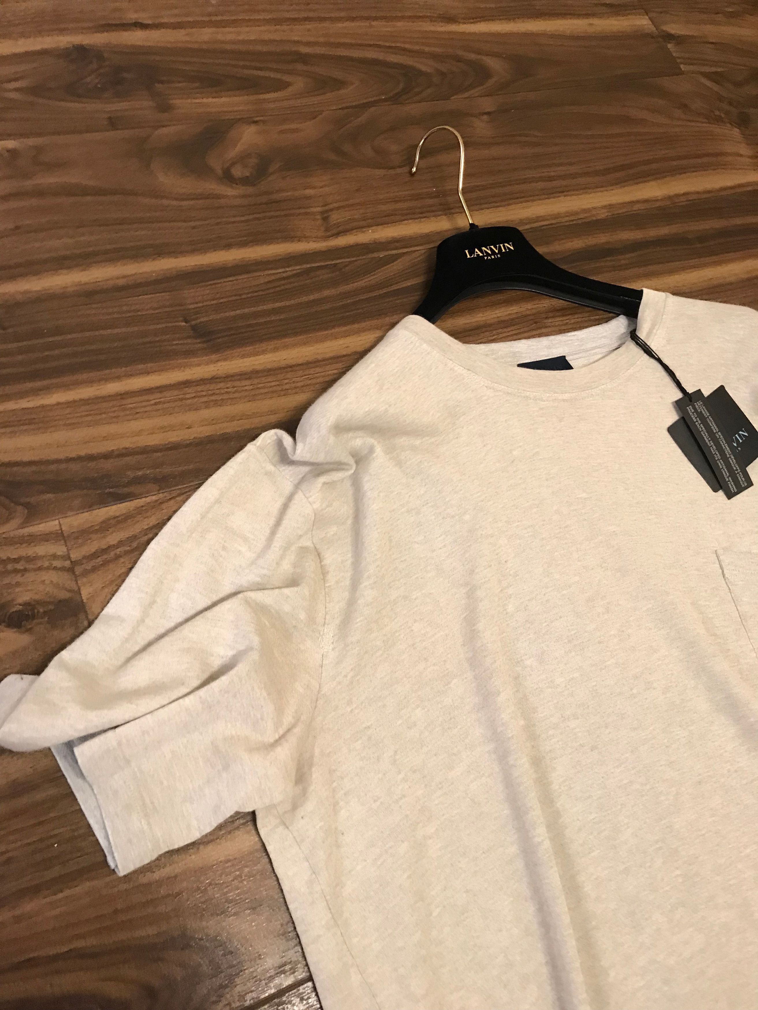 Lanvin S-M-L / Washed Fluid T Shirt Size US L / EU 52-54 / 3 - 2 Thumbnail